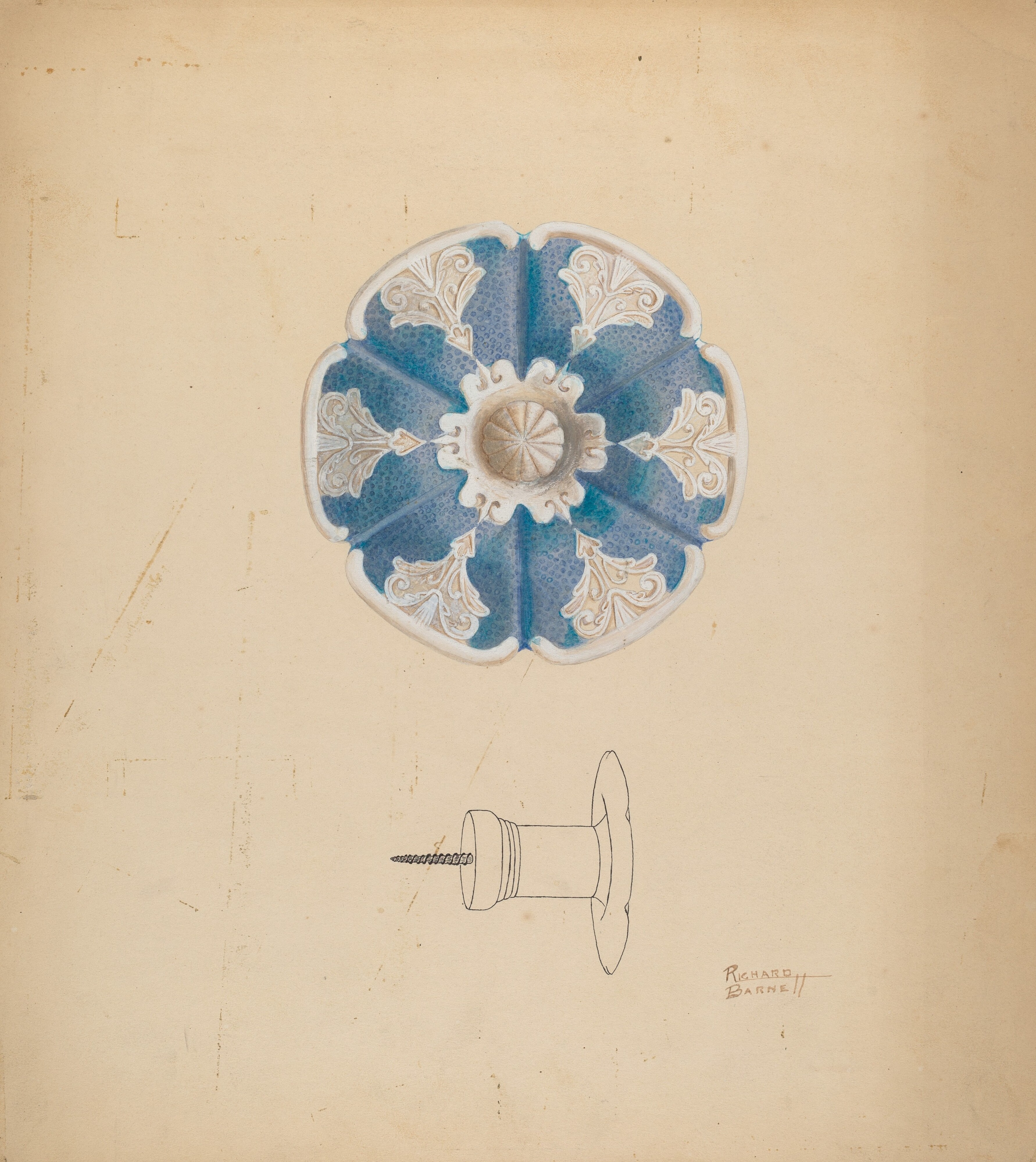 Parian Ware Tie Back