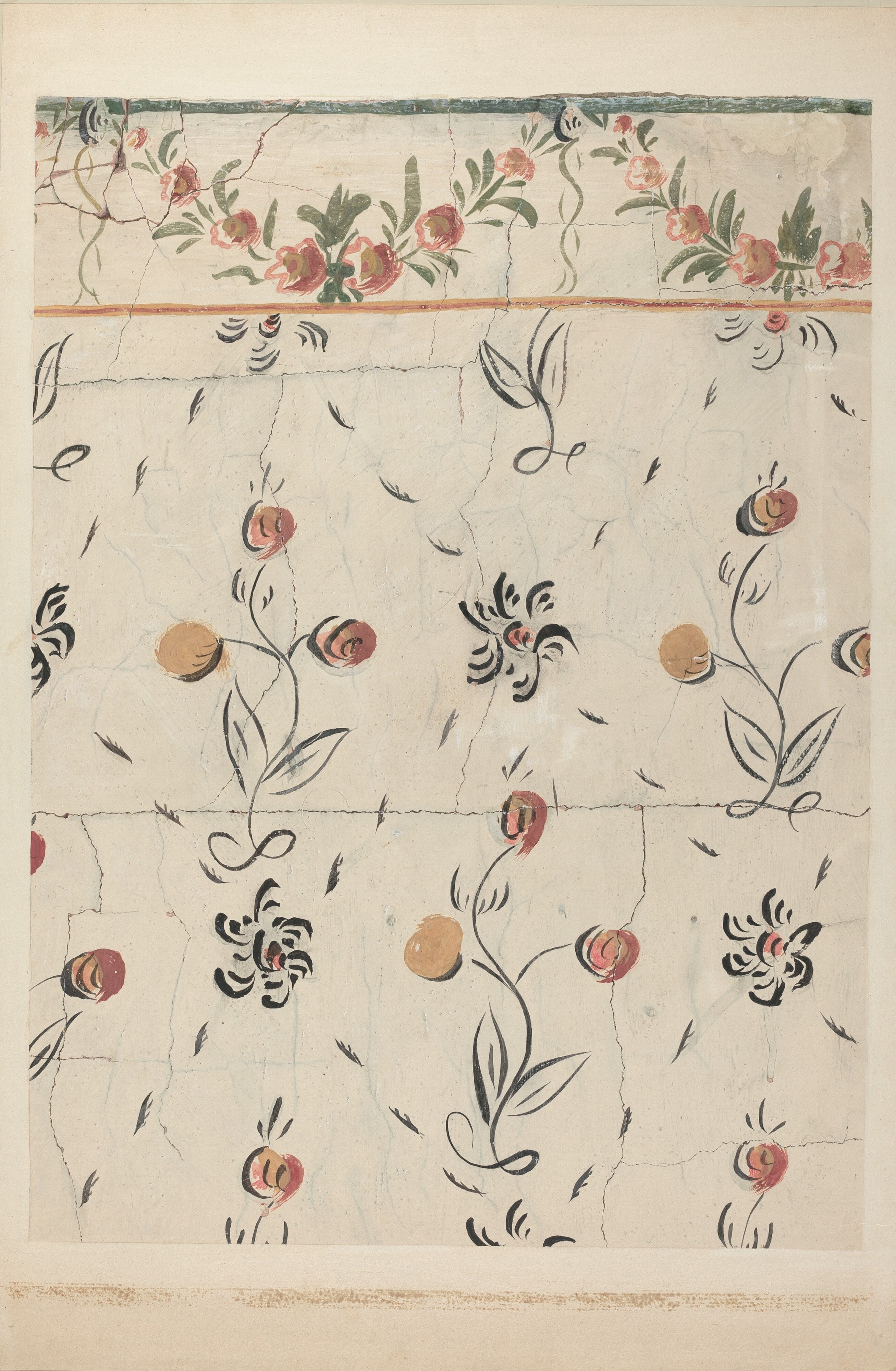 Hand Painted Wall (Detail)