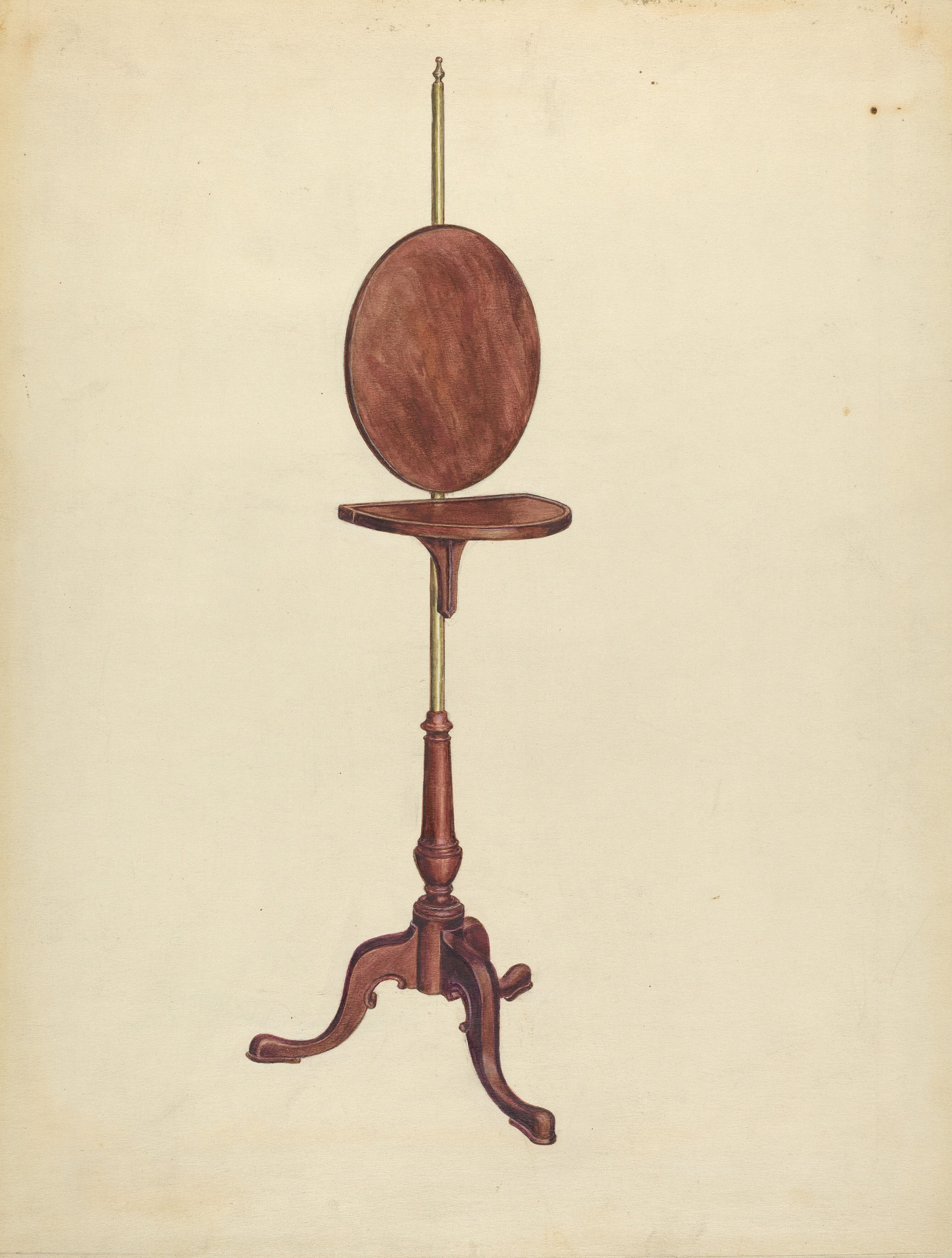 Pole Screen and Candlestand