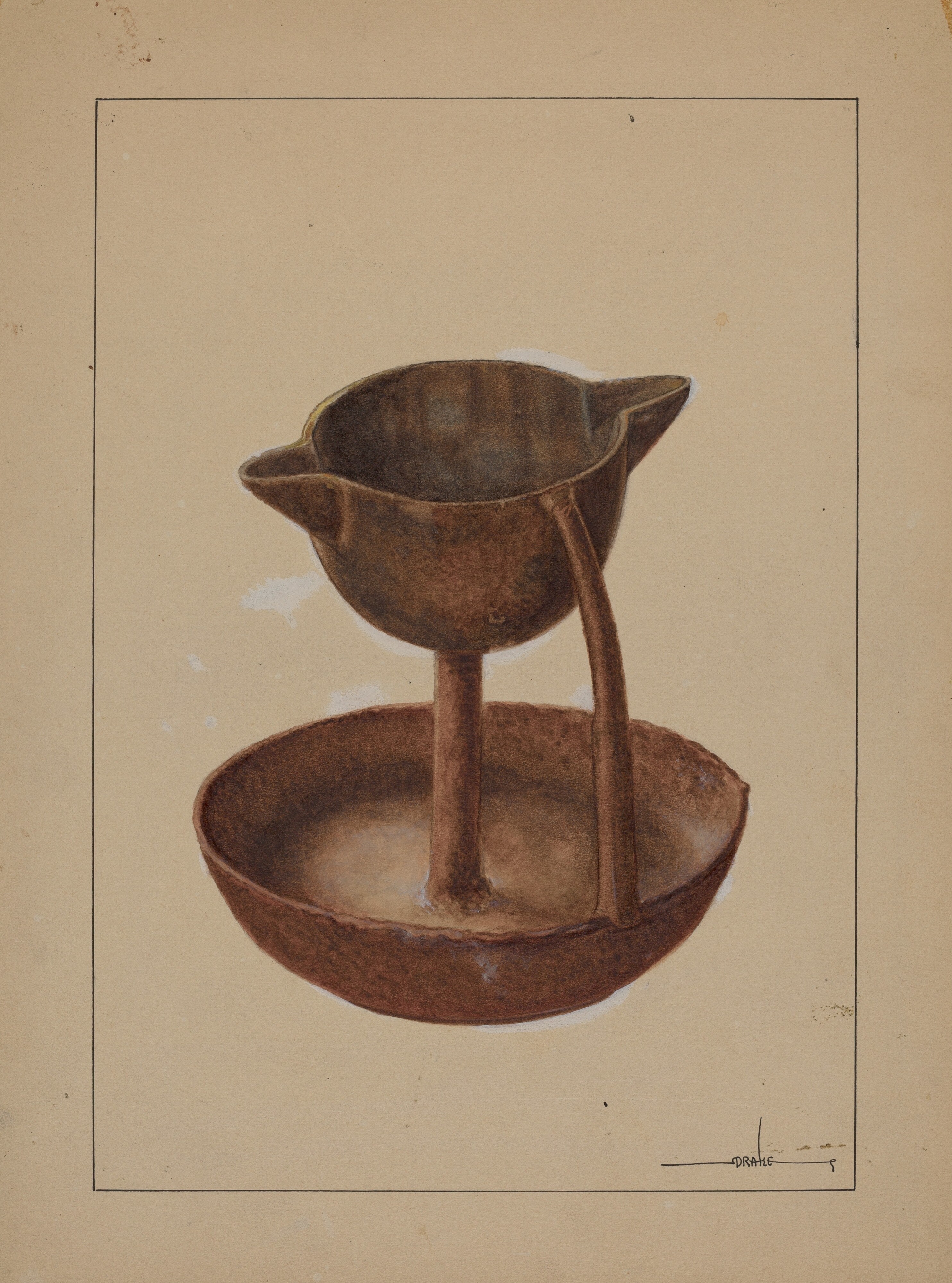 Iron Grease Lamp