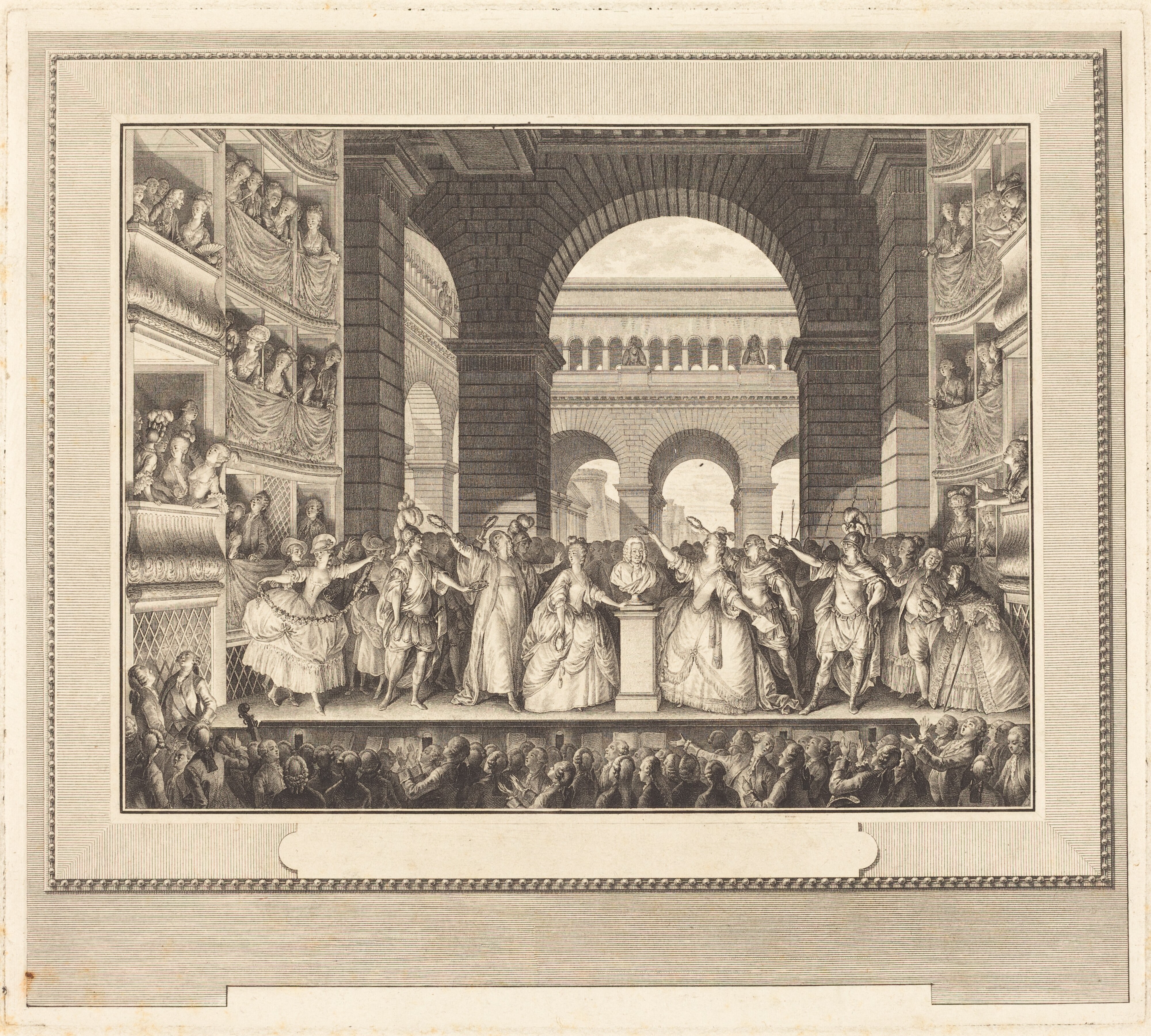 Couronnement de Voltaire (The Crowning of Voltaire)