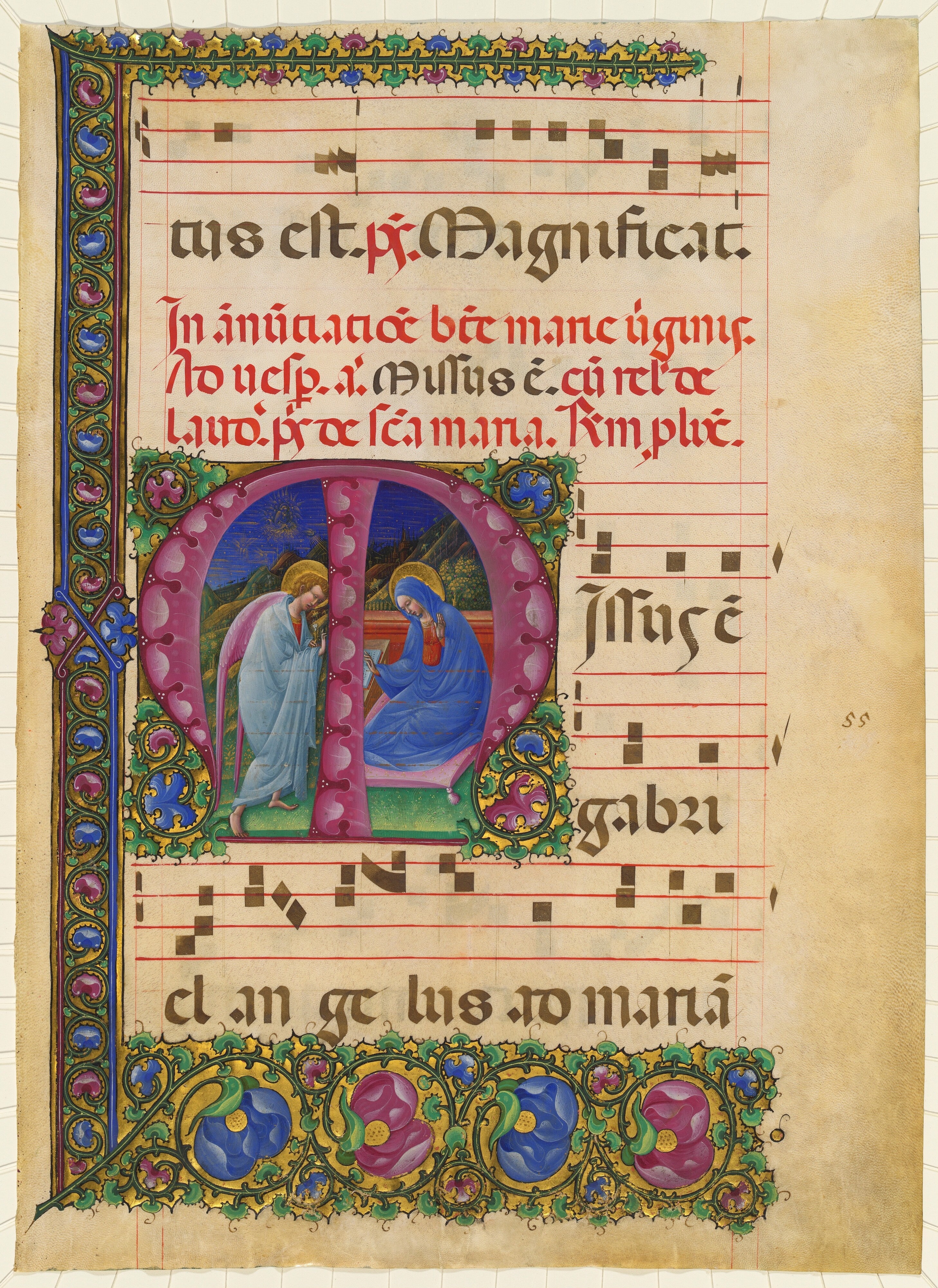 The Annunciation to the Virgin