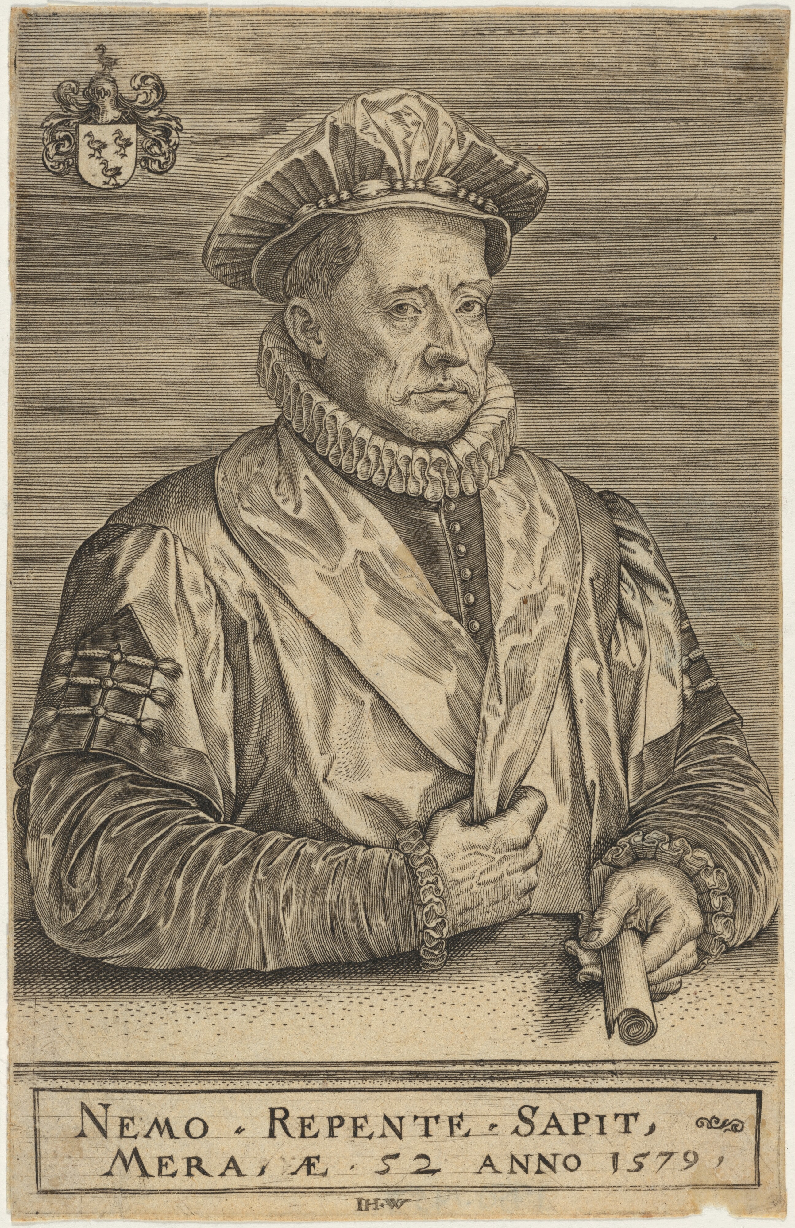 Man Holding Scroll