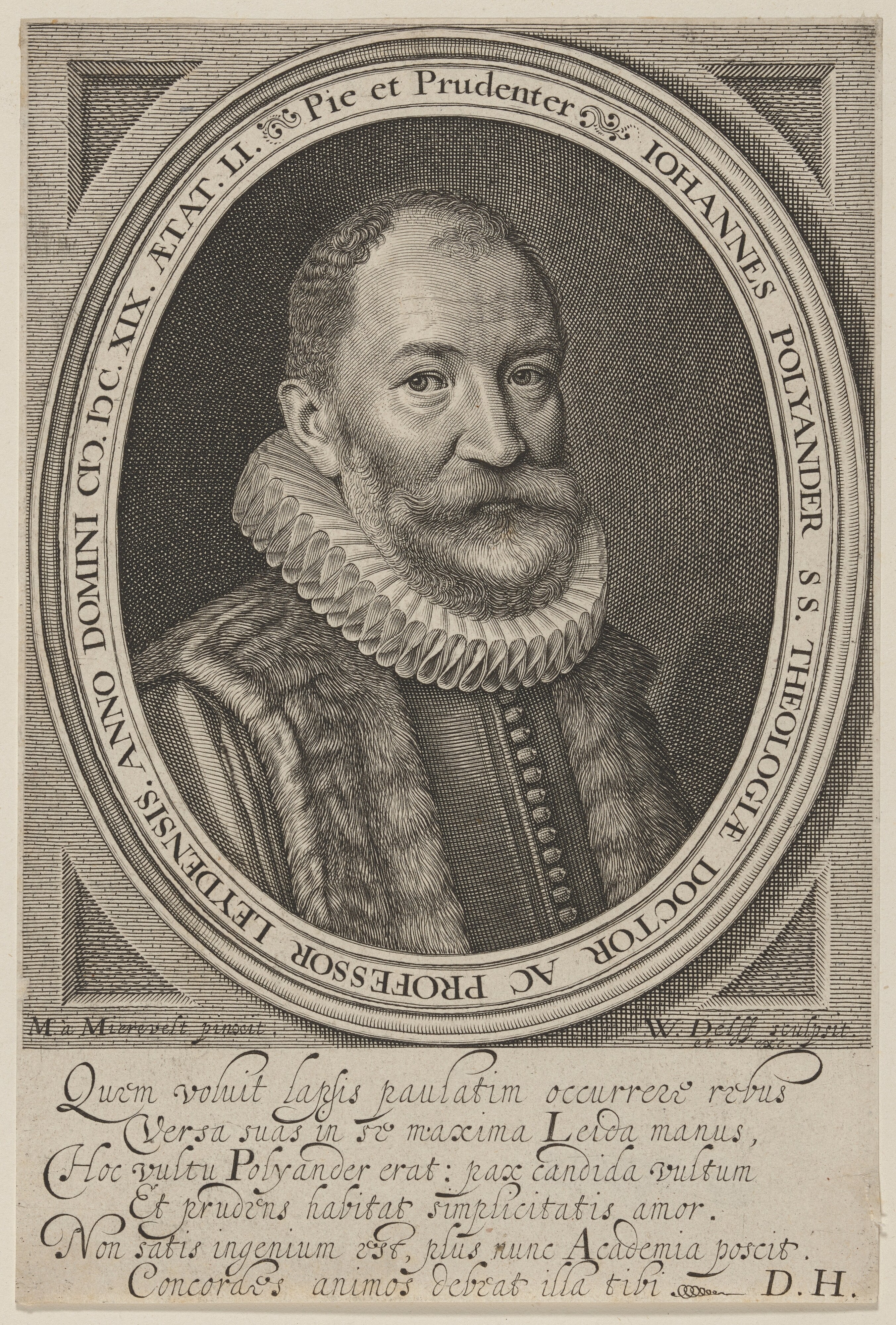 Johannes Polyander, Doctor of Divinity and Teacher