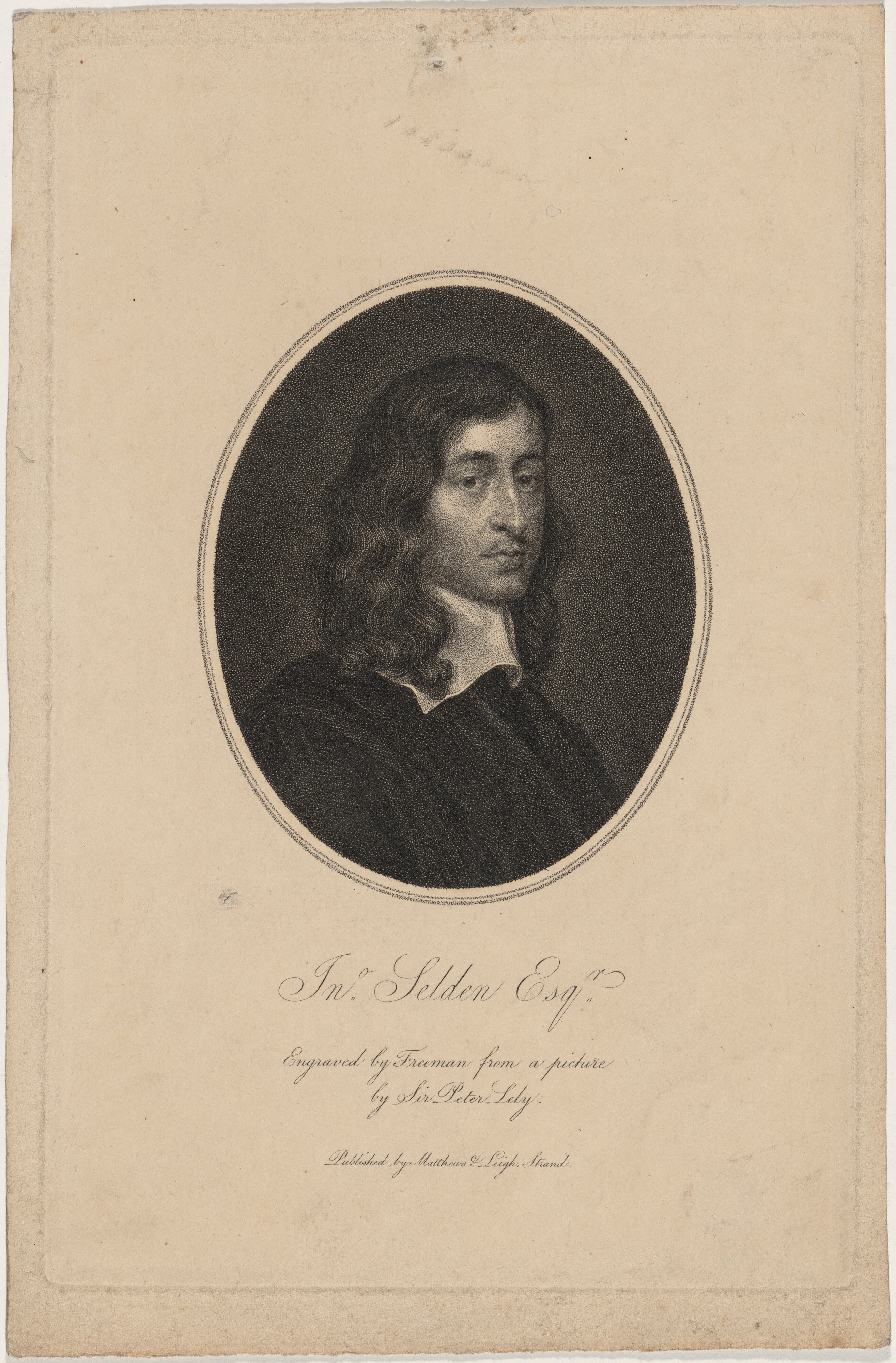 John Selden, Esquire, Jurist and Antiquary