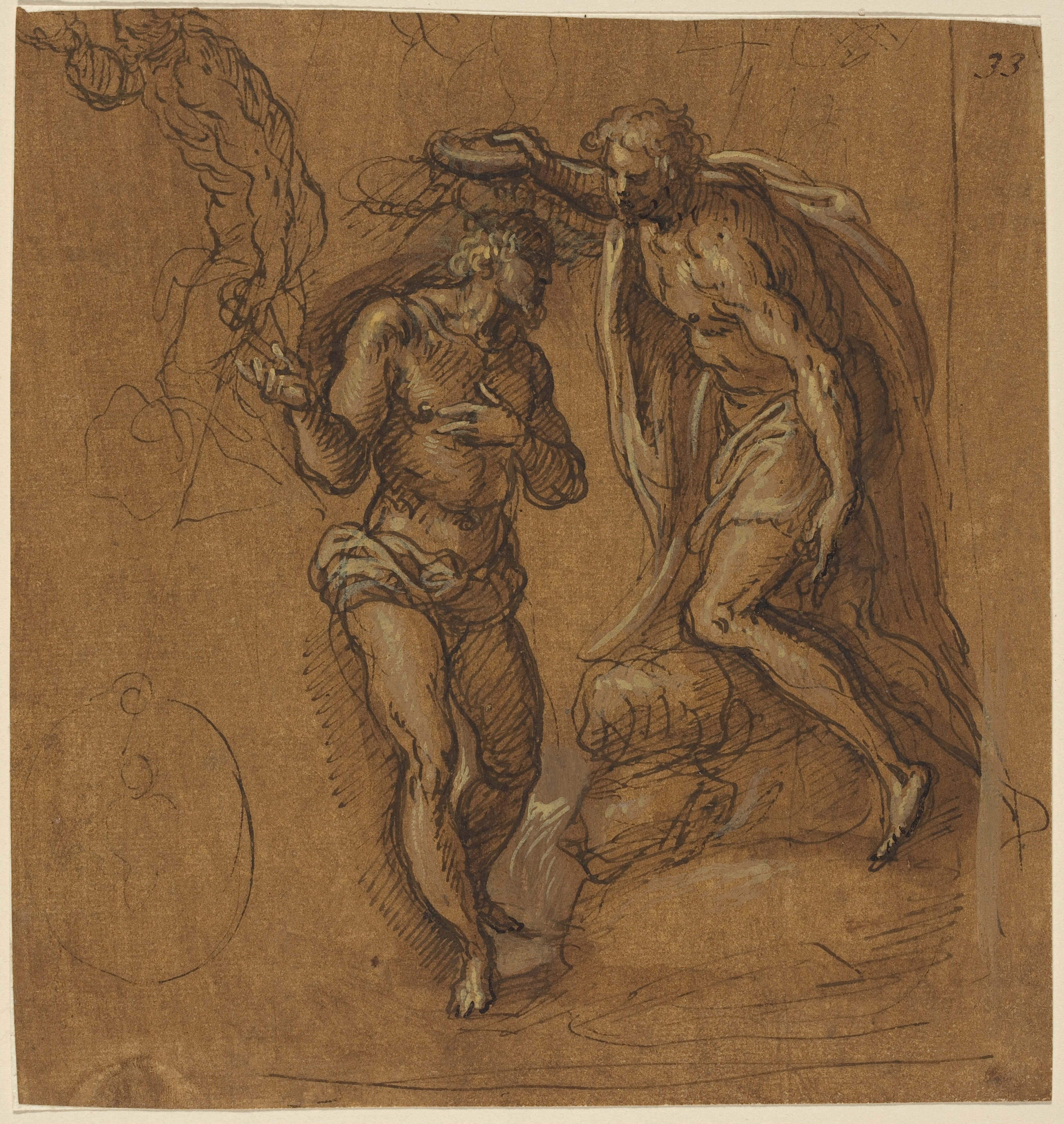 Sketch for a Baptism of Christ