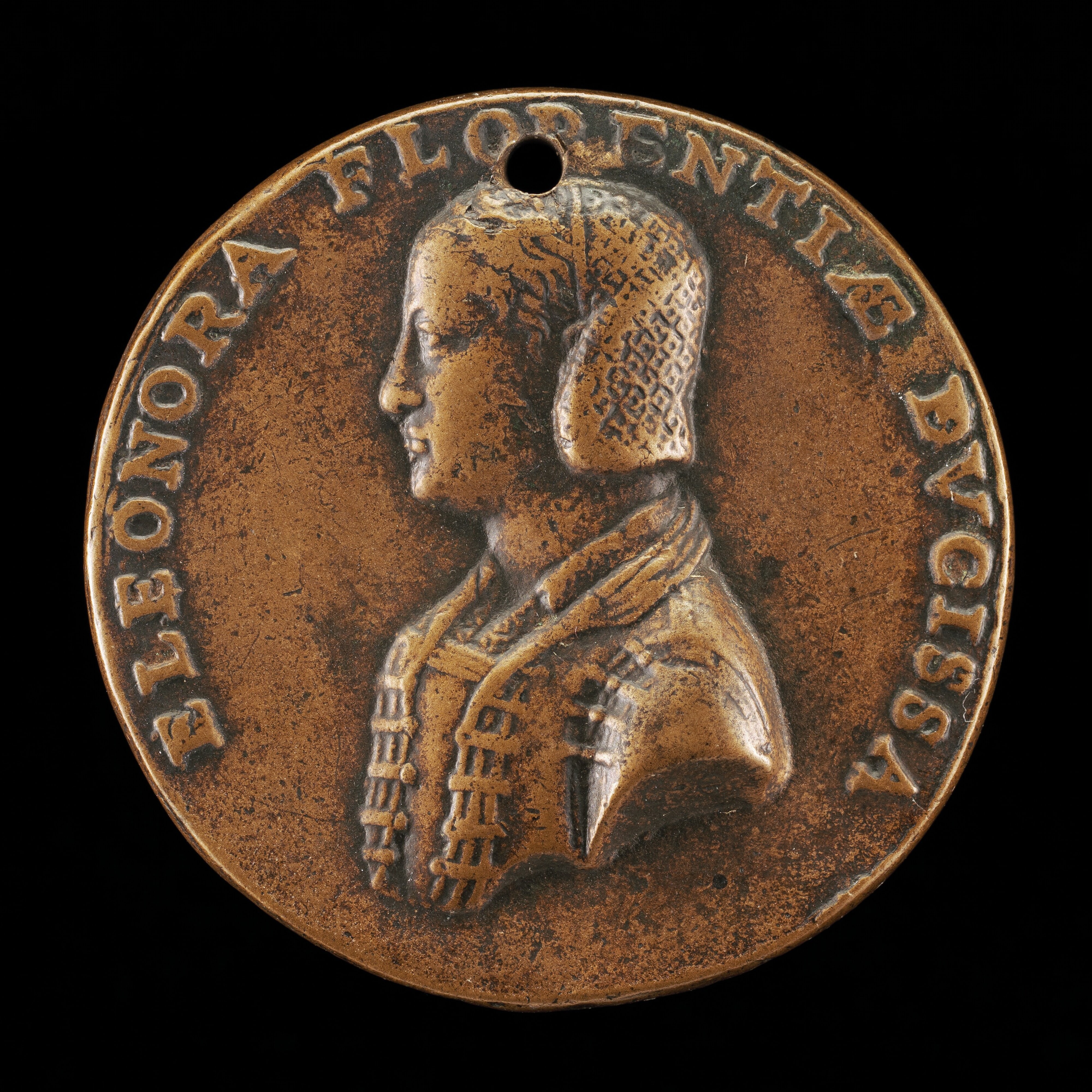 Eleonora di Toledo, 1522-1562, Duchess of Florence and 1st Wife of Cosimo I de' Medici 1539 [reverse]