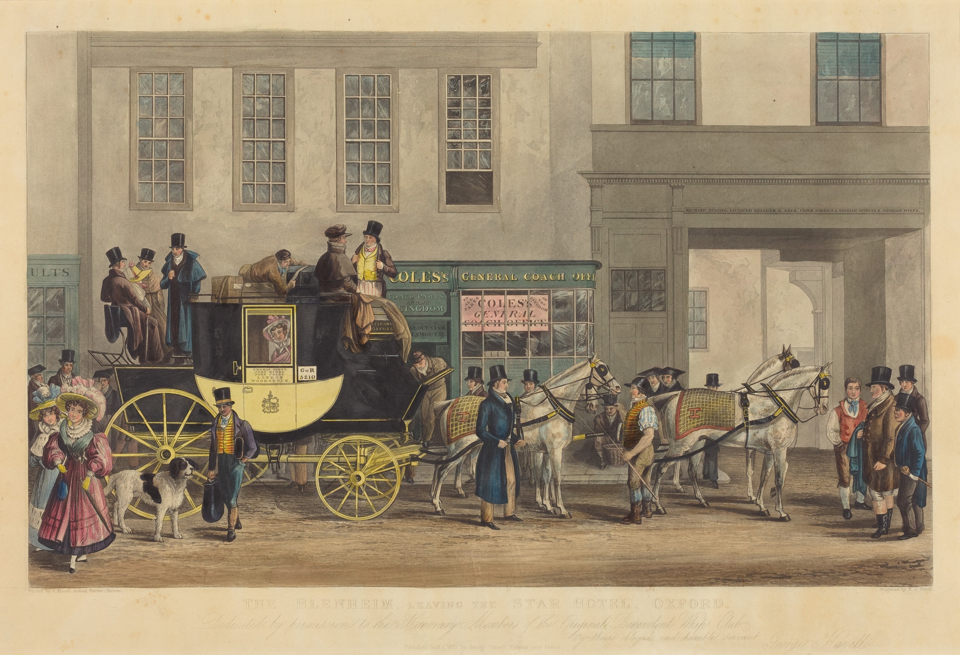 The Blenheim, Leaving the Star Hotel, Oxford