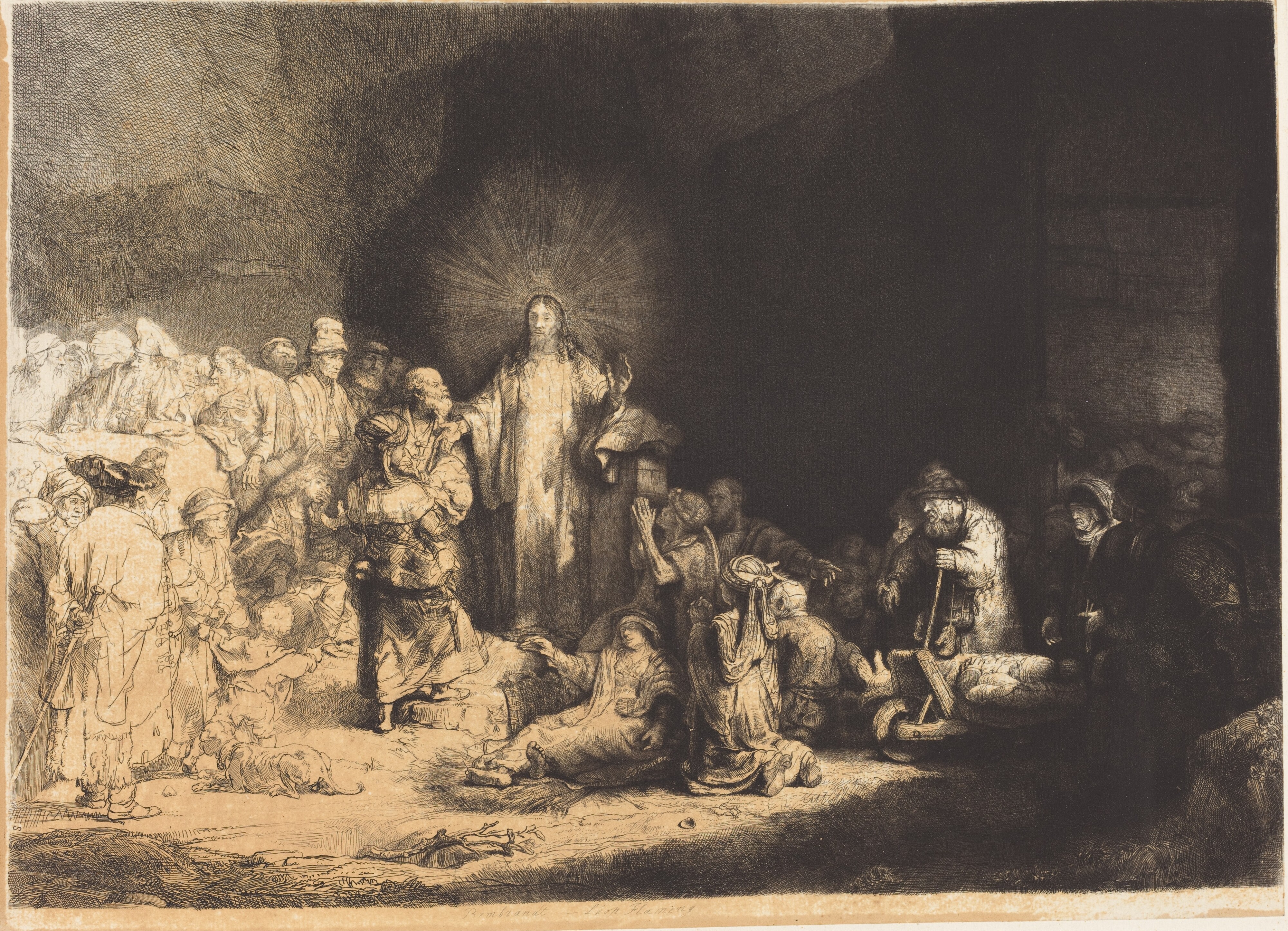 Christ Preaching (The Hundred Guilder Print)