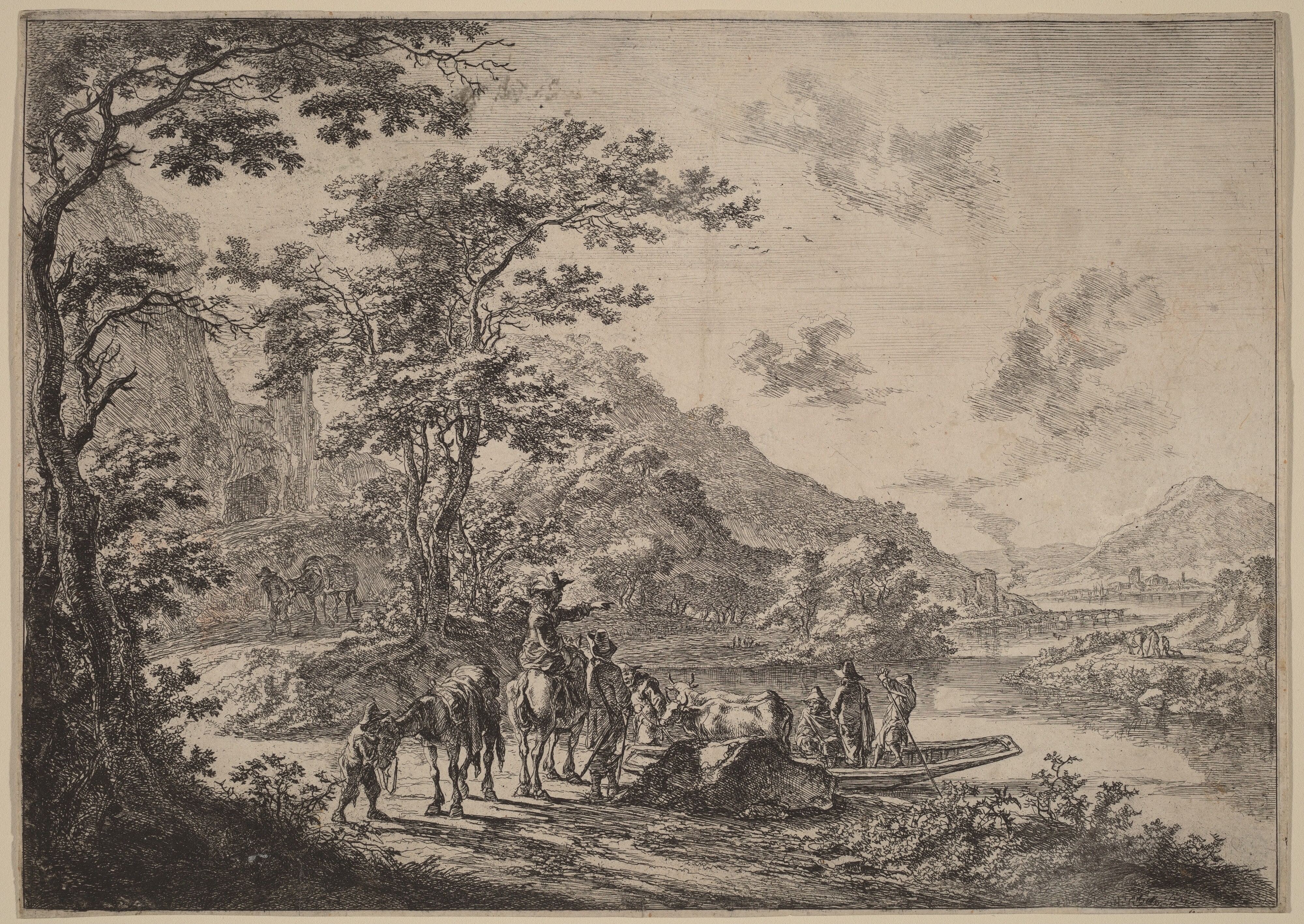 View of the Tiber in the Campagna