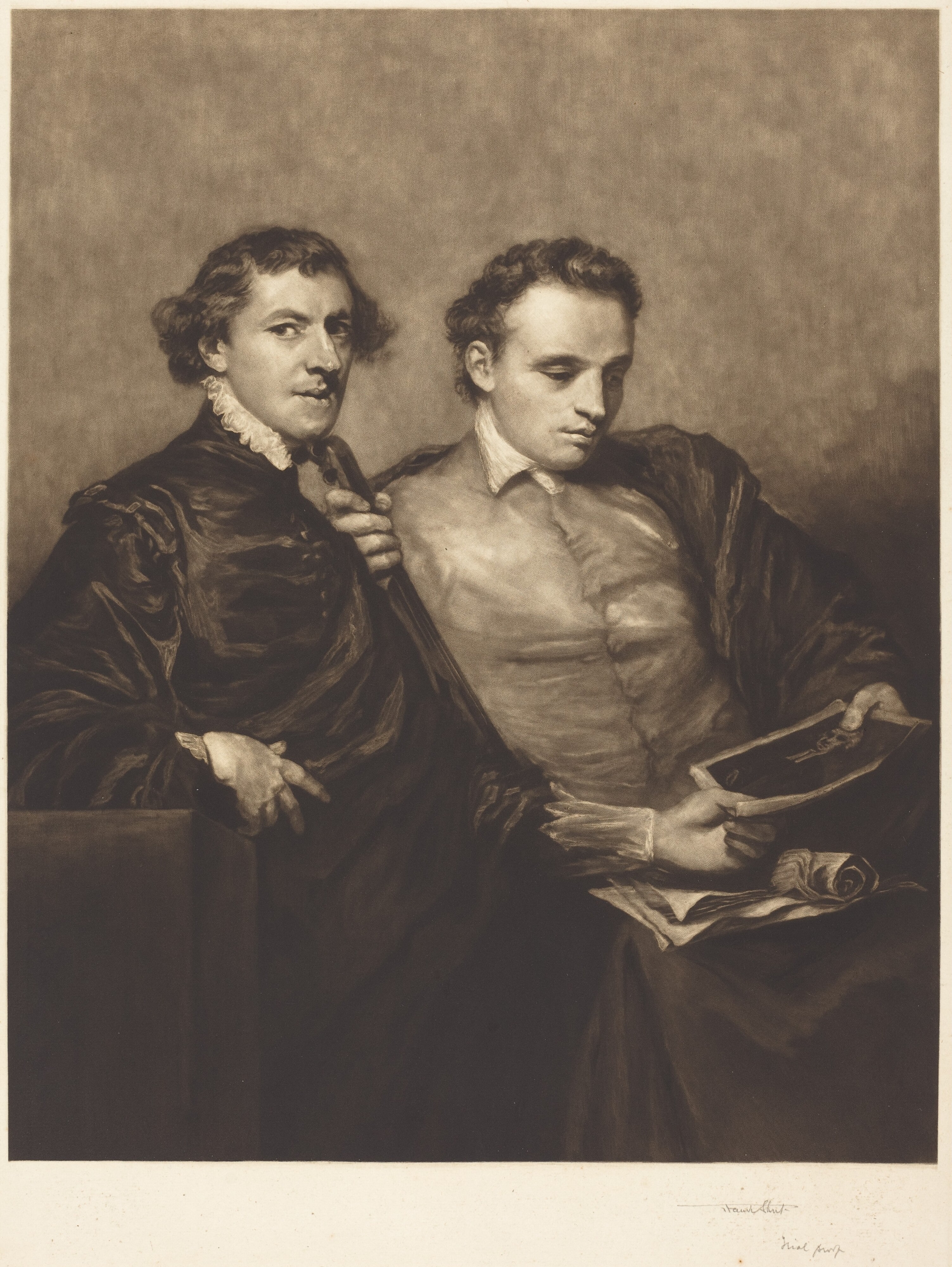 Portrait of Two Gentlemen