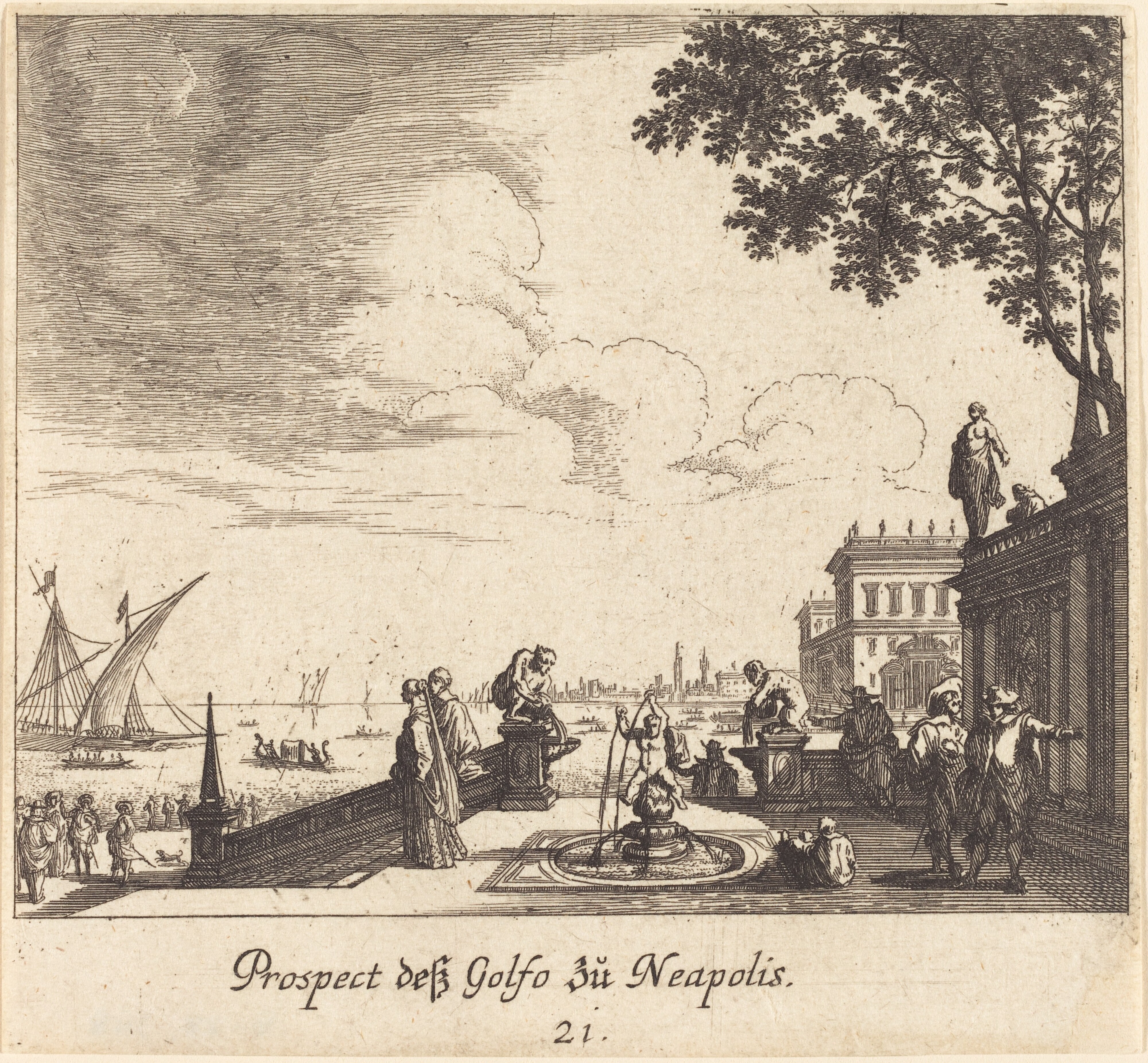 View of Gulf of Naples