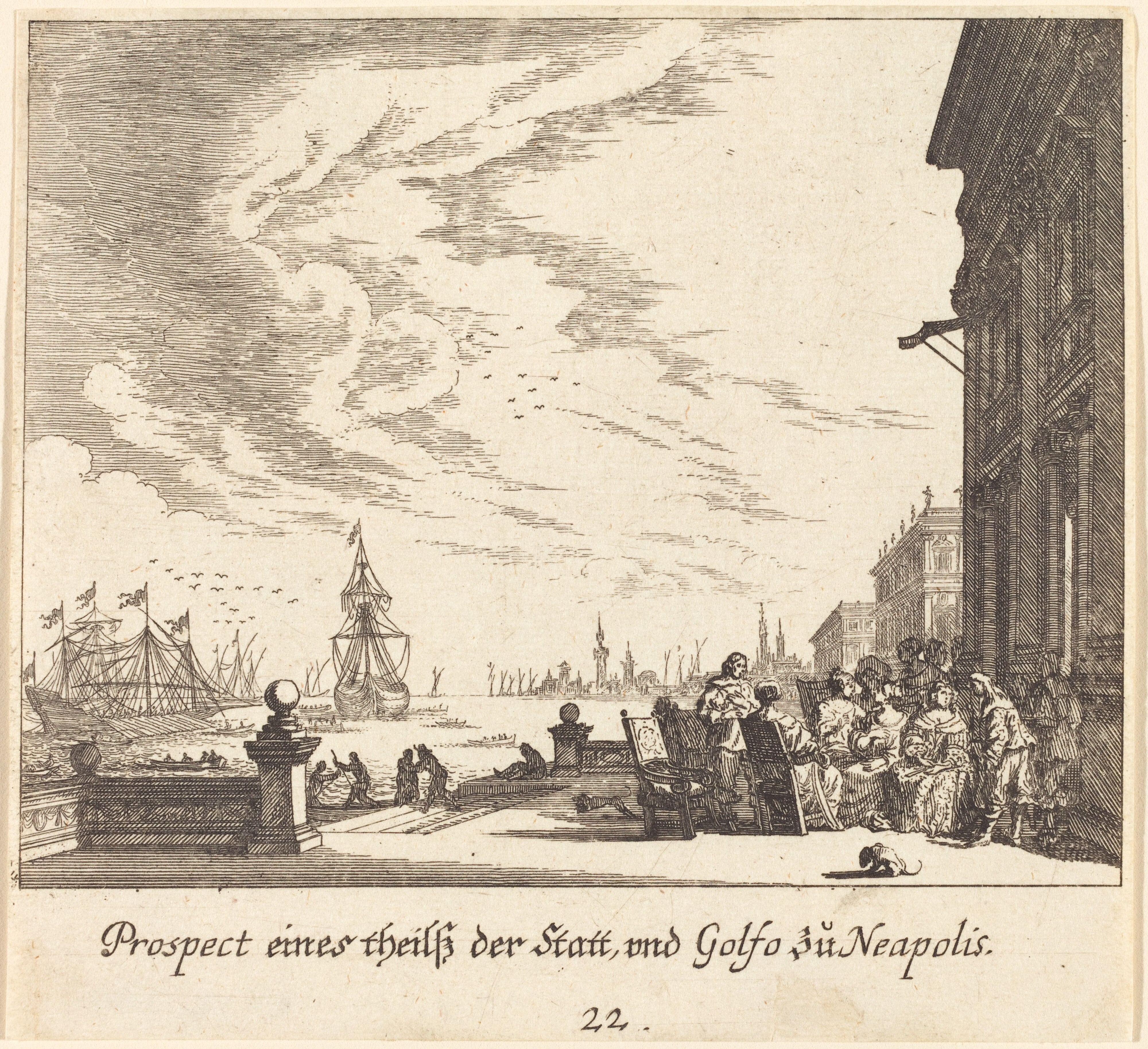 View of Gulf of Naples