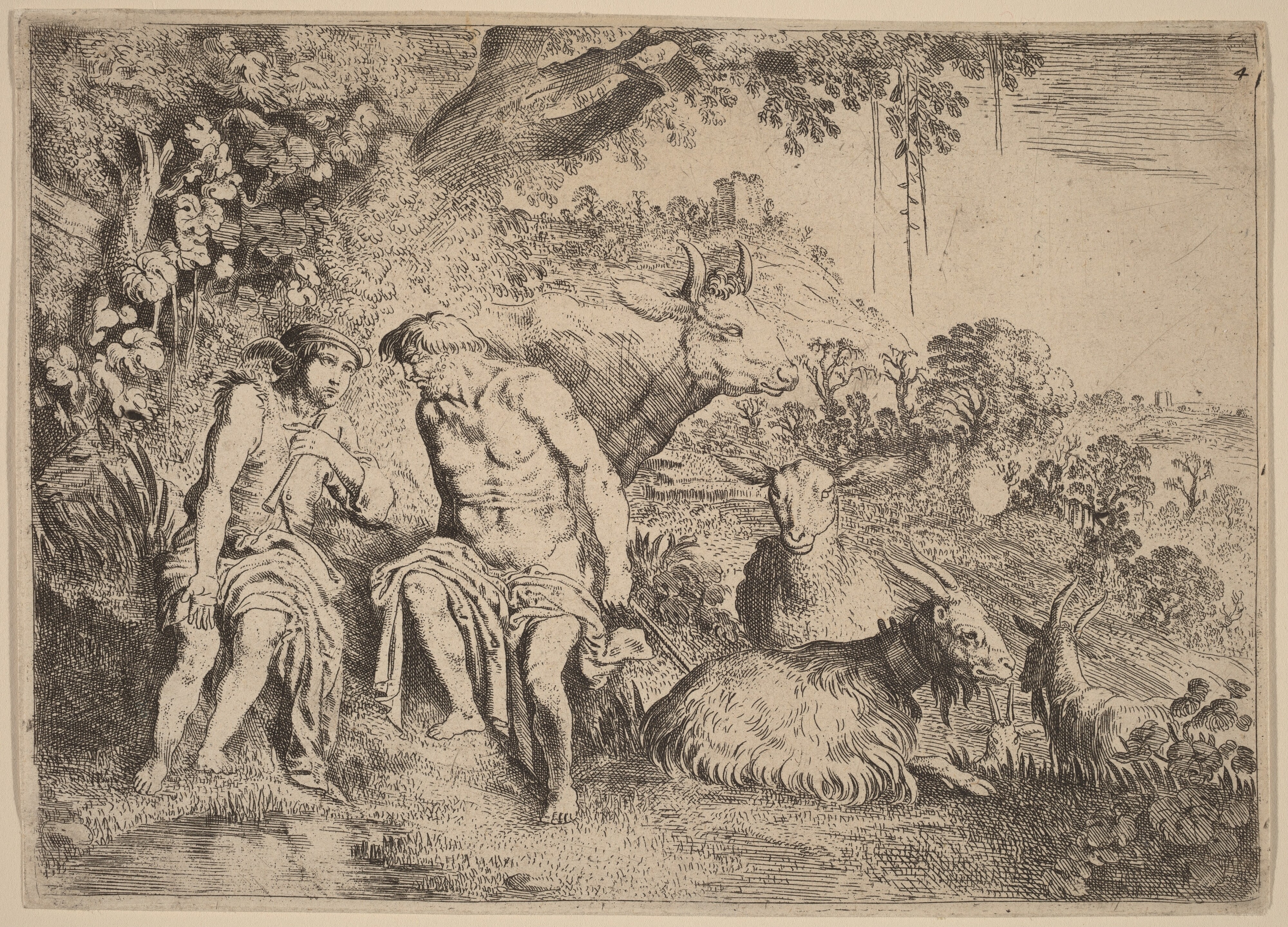 Mercury Lulling Argus to Sleep
