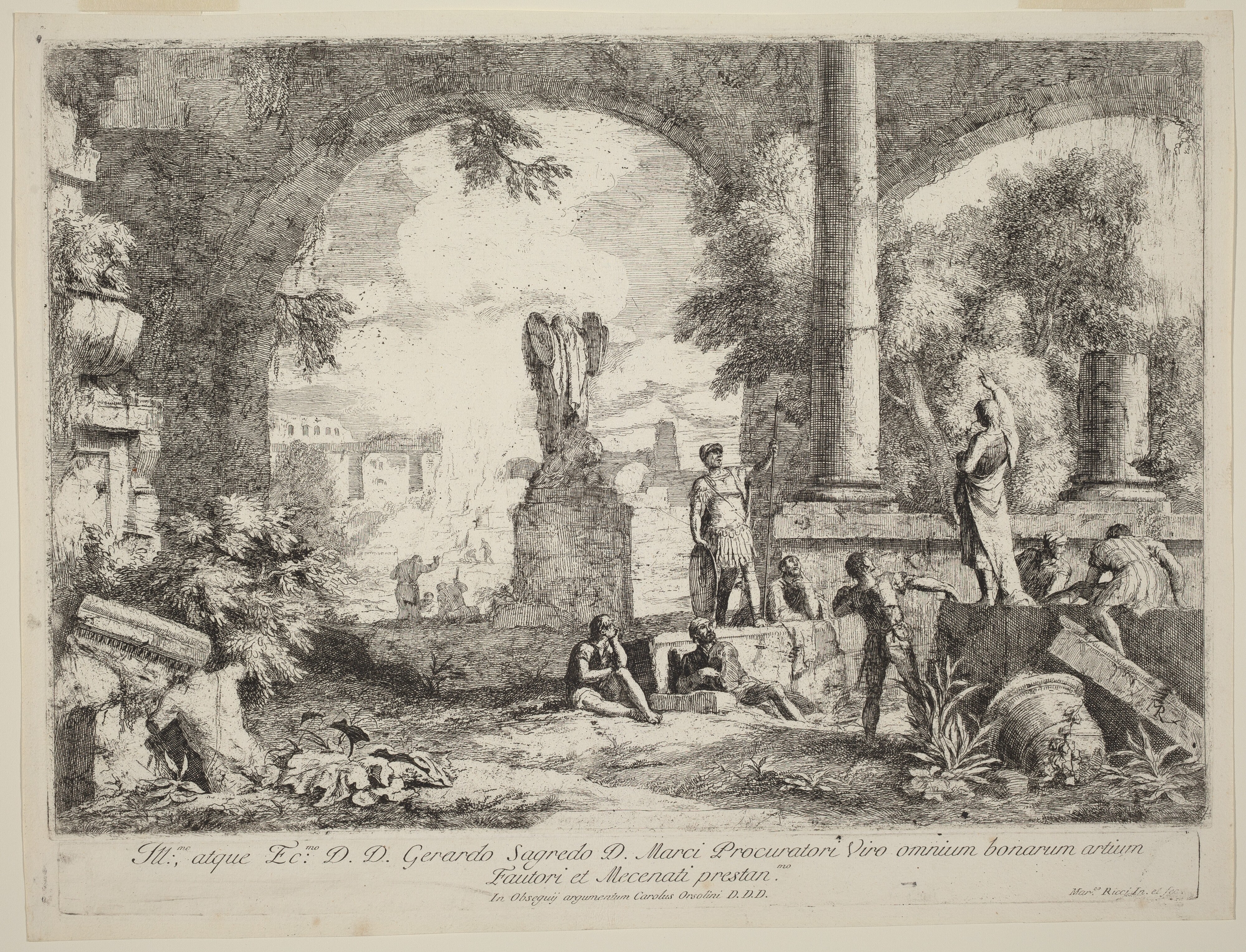 Landscape with Classical Ruins