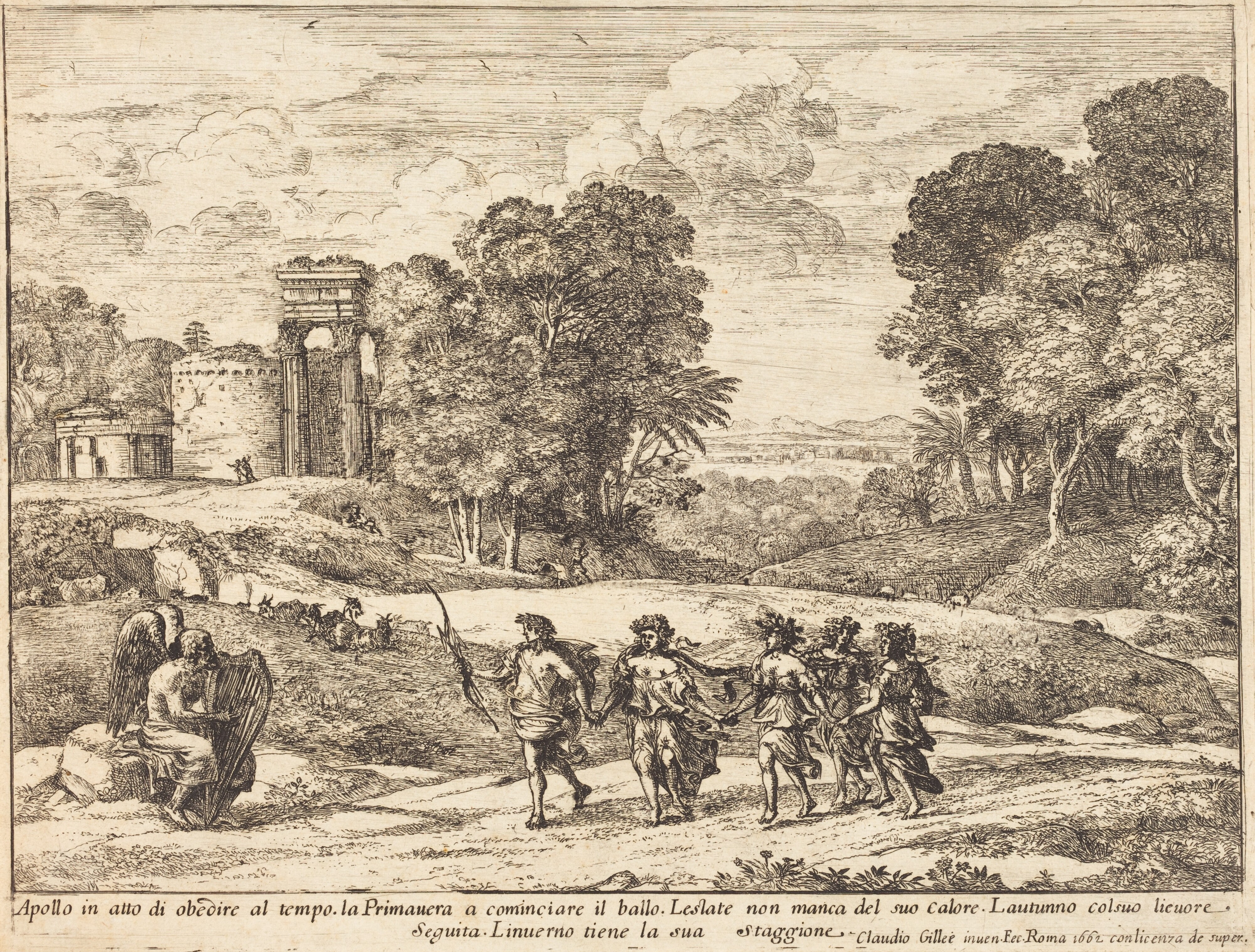 Time, Apollo, and the Seasons (Le Temps, Apollon et les Saisons)