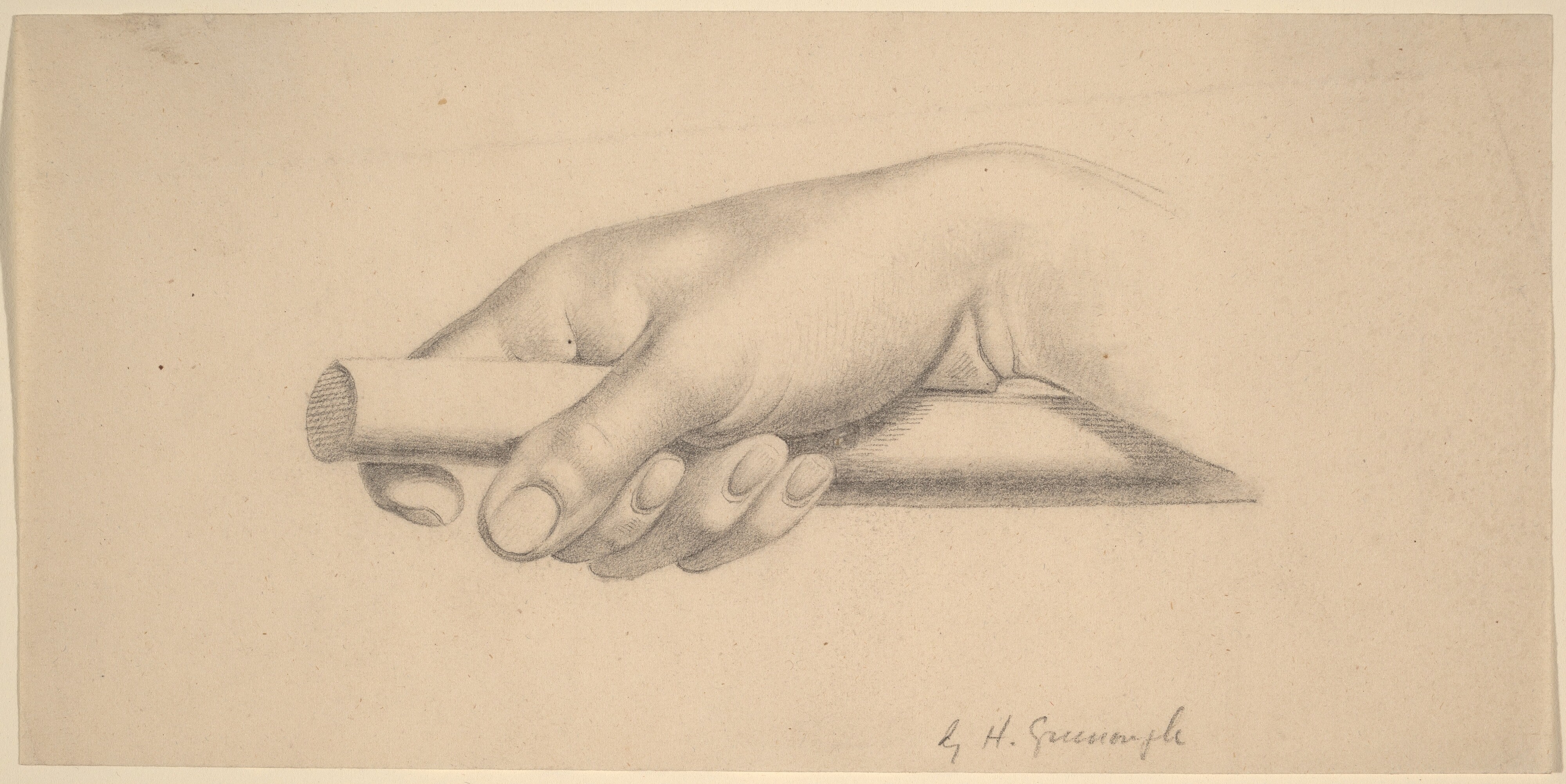 Right Hand Holding Short Rod