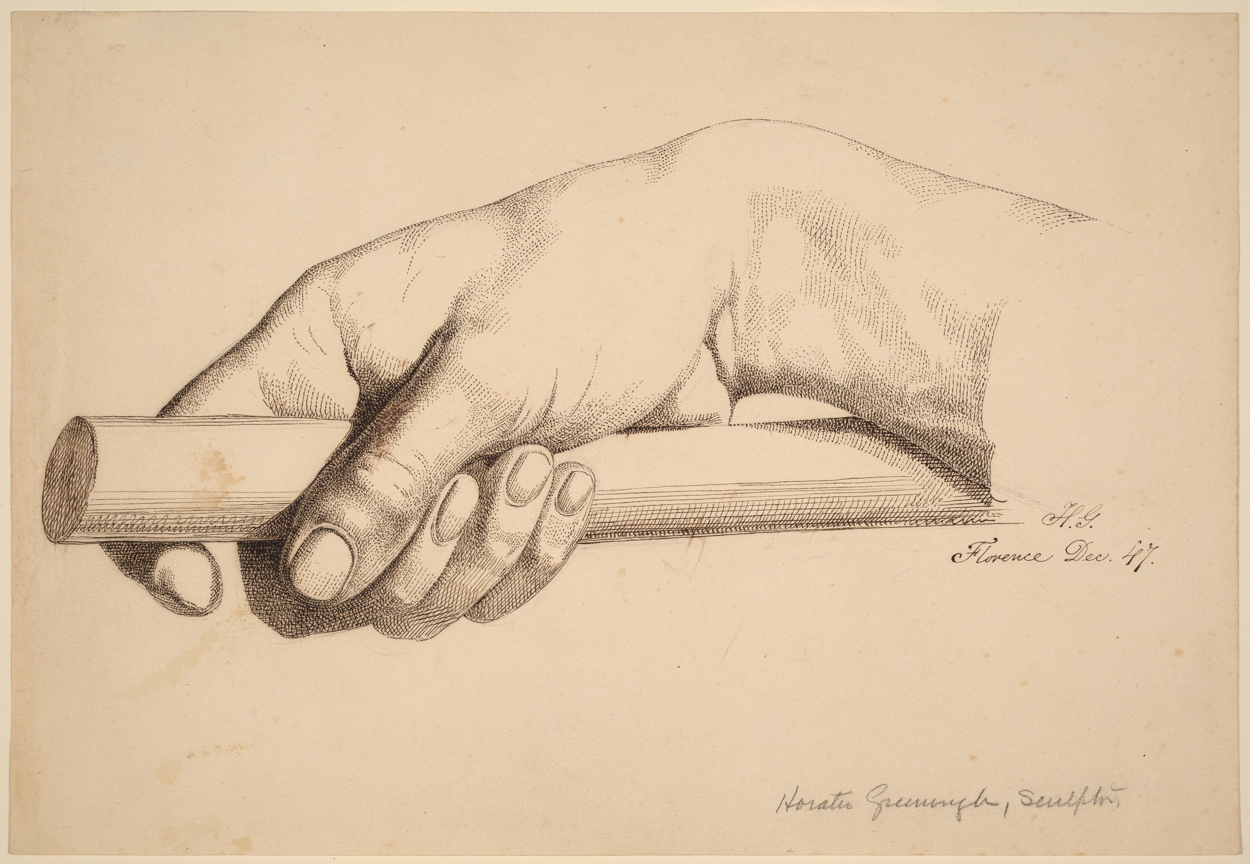 Right Hand Holding Short Rod
