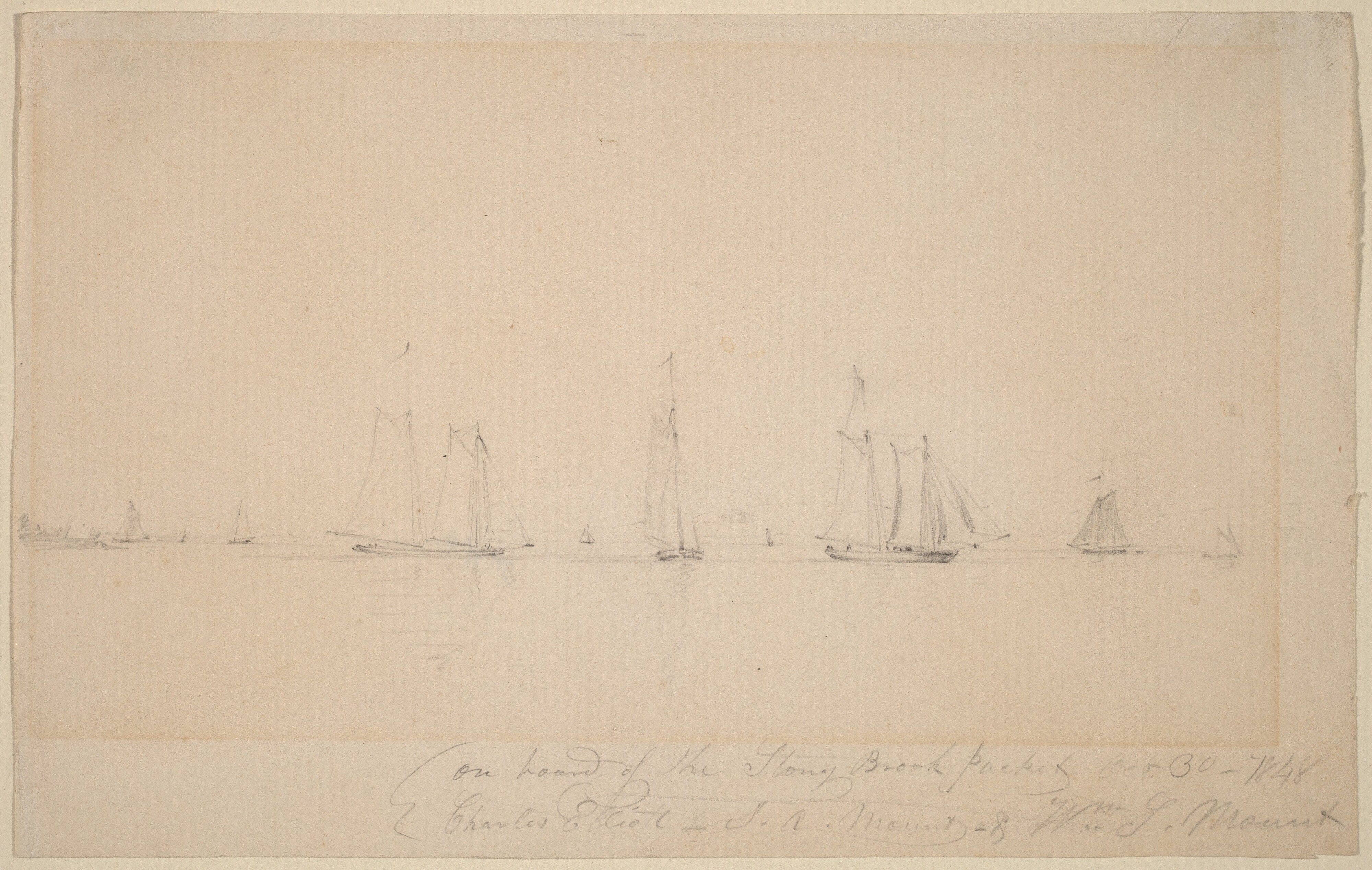 On Board of the Stony Brook Packet