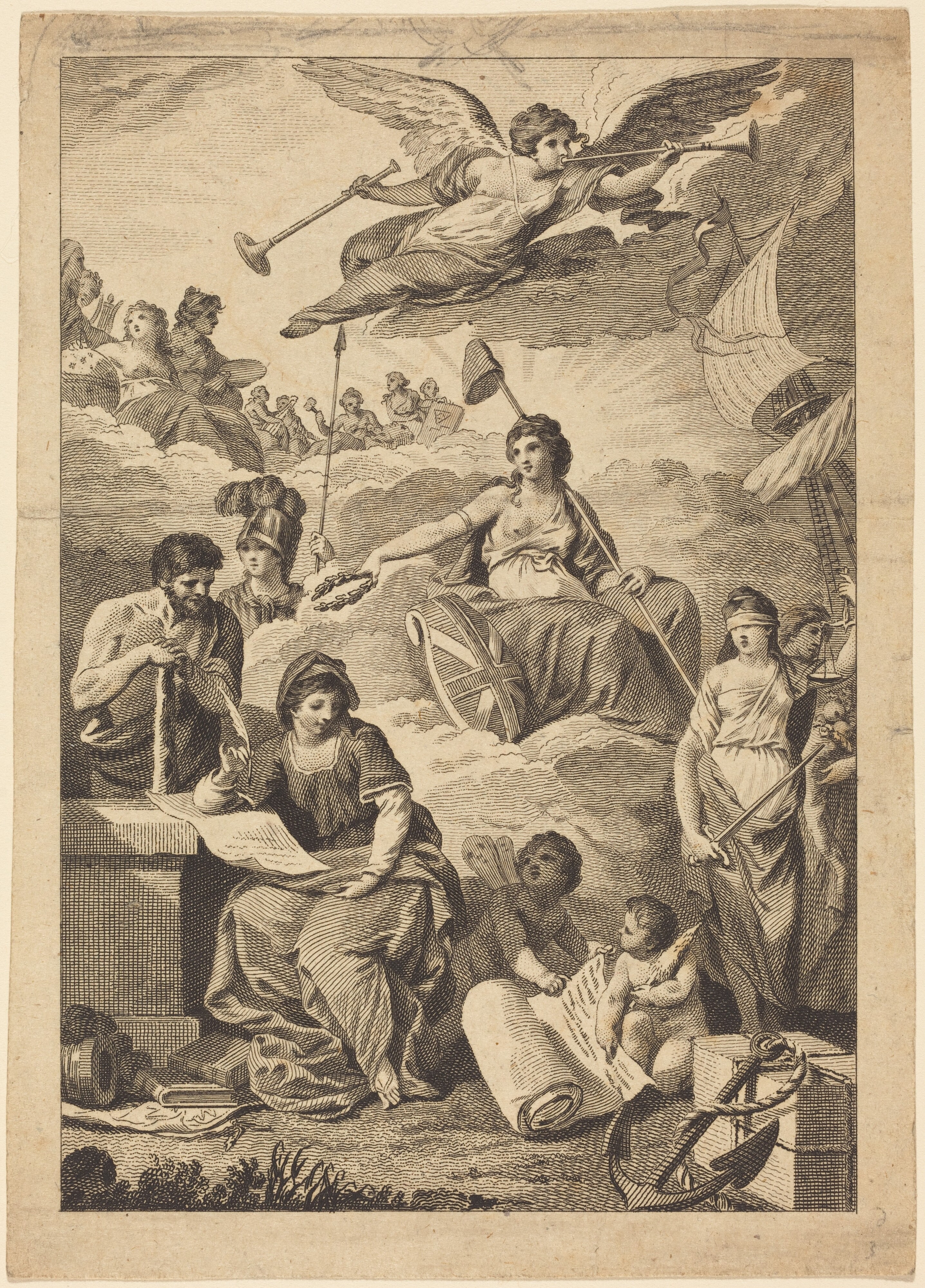 Britannia Crowning History