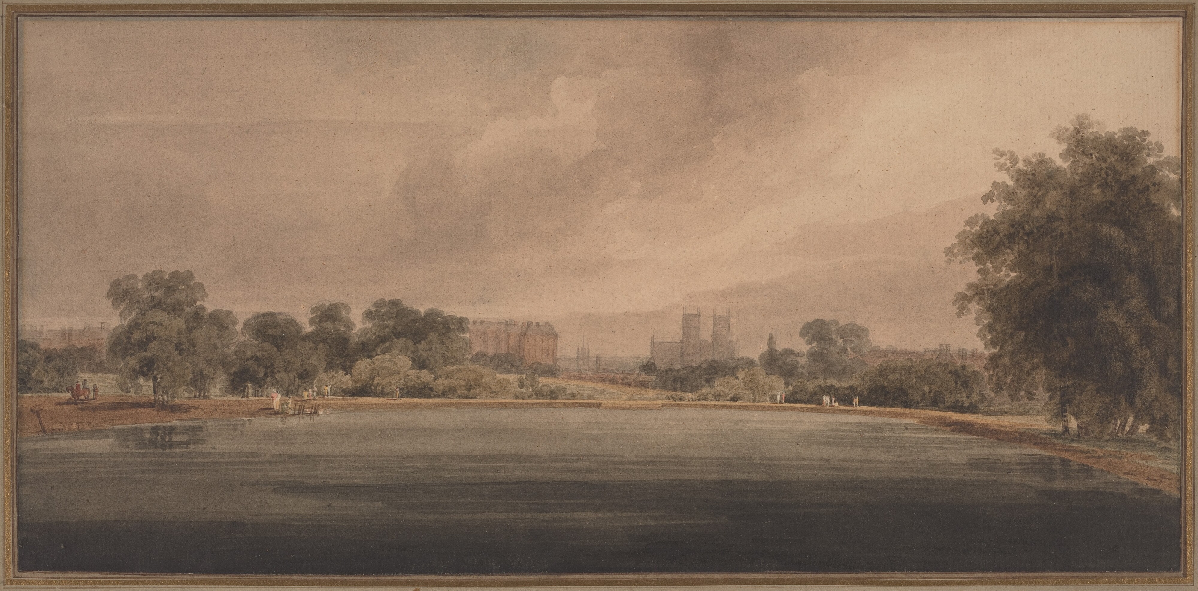 St. James' Park with a View of Westminster Abbey