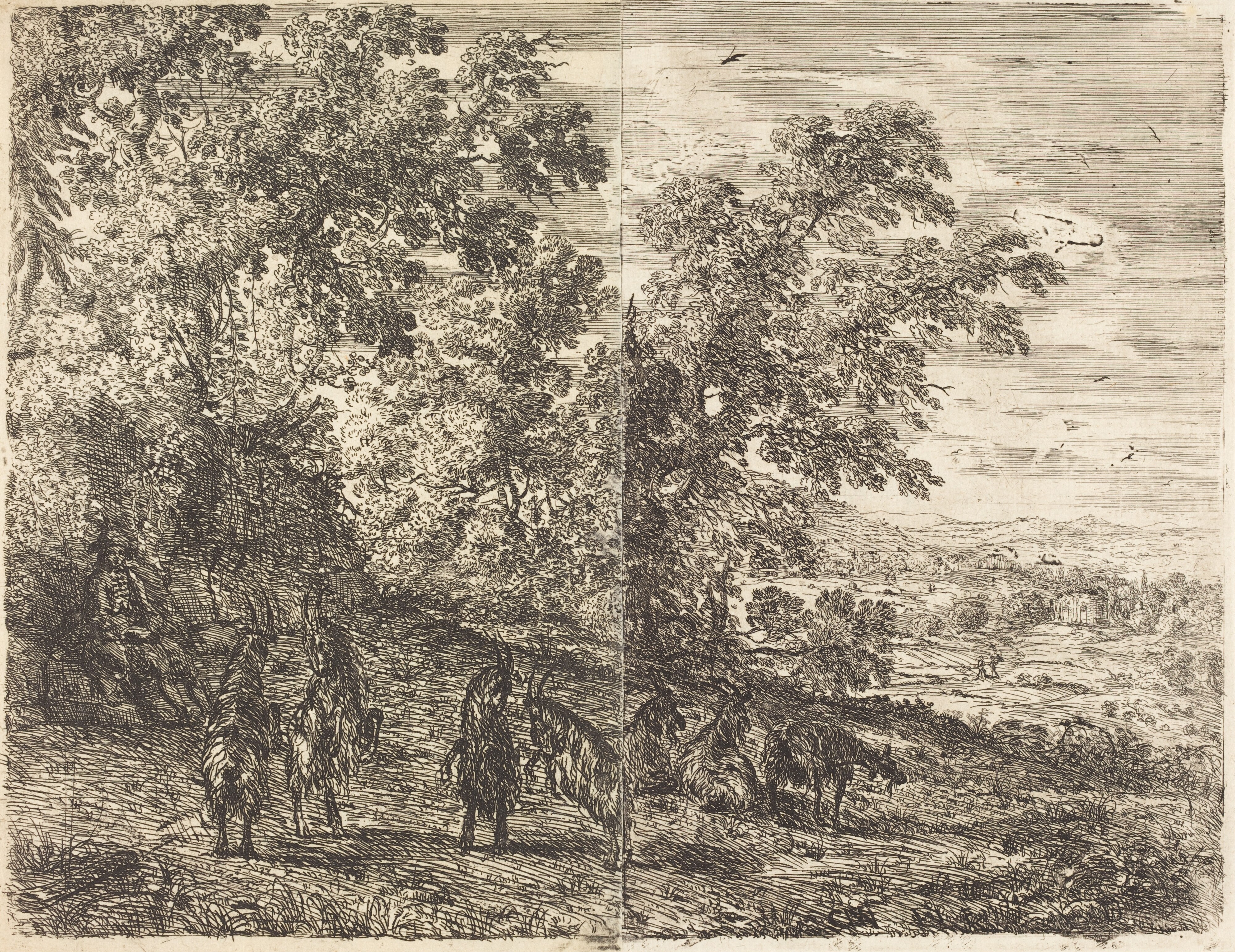 Shepherd with Goats (Les chèvres)