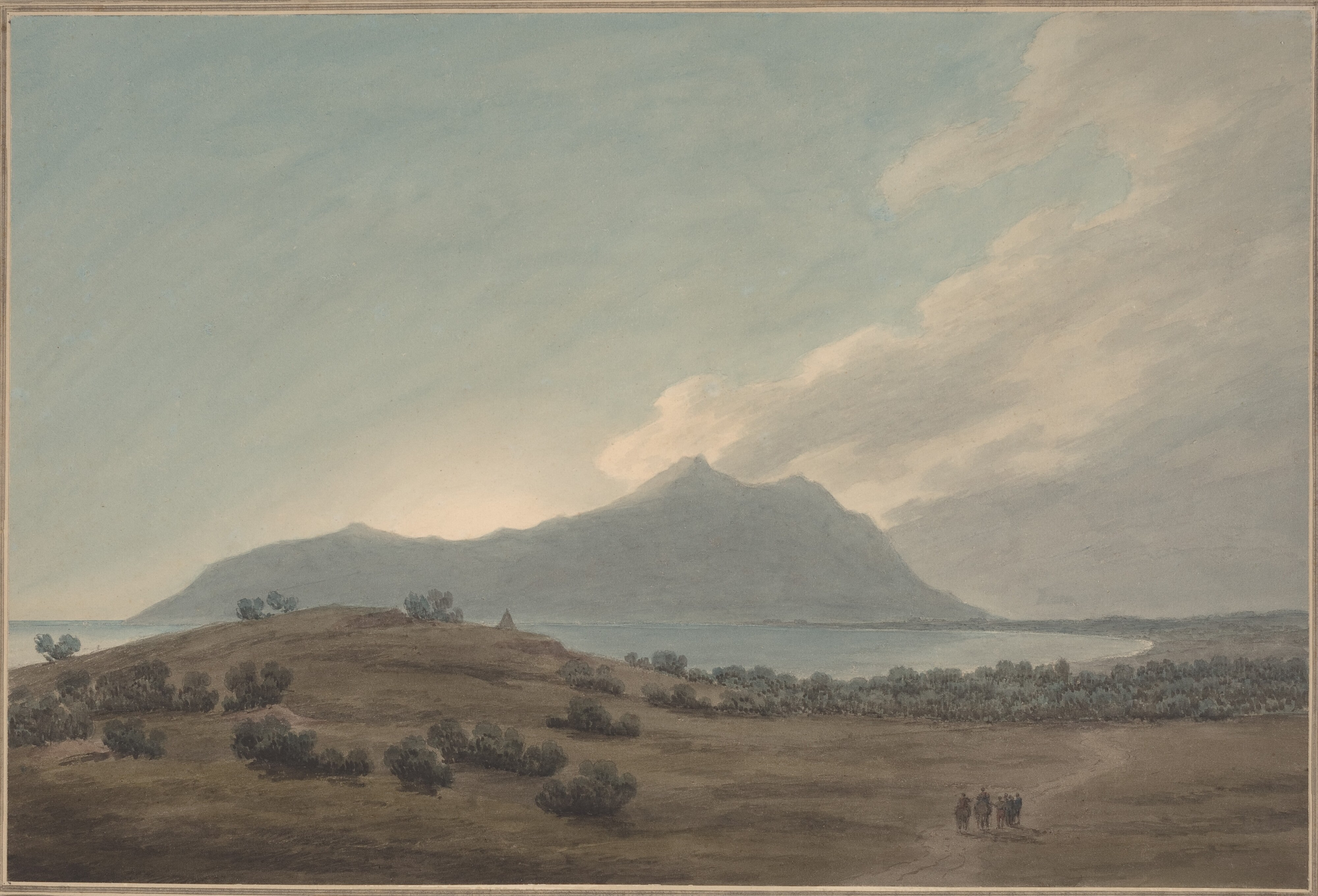 Monte Circeo at Sunset