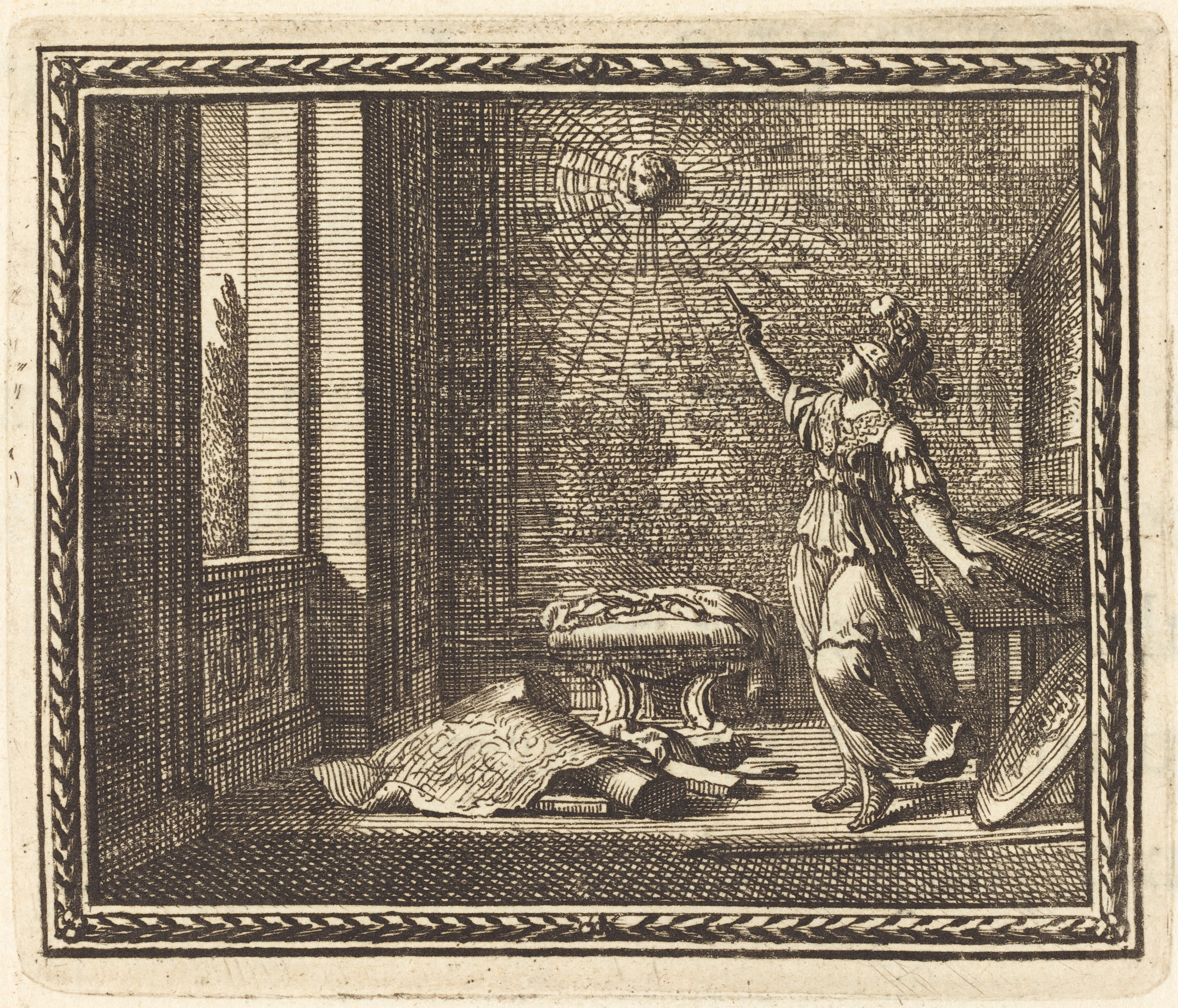 Minerva Changing Arachne into a Spider