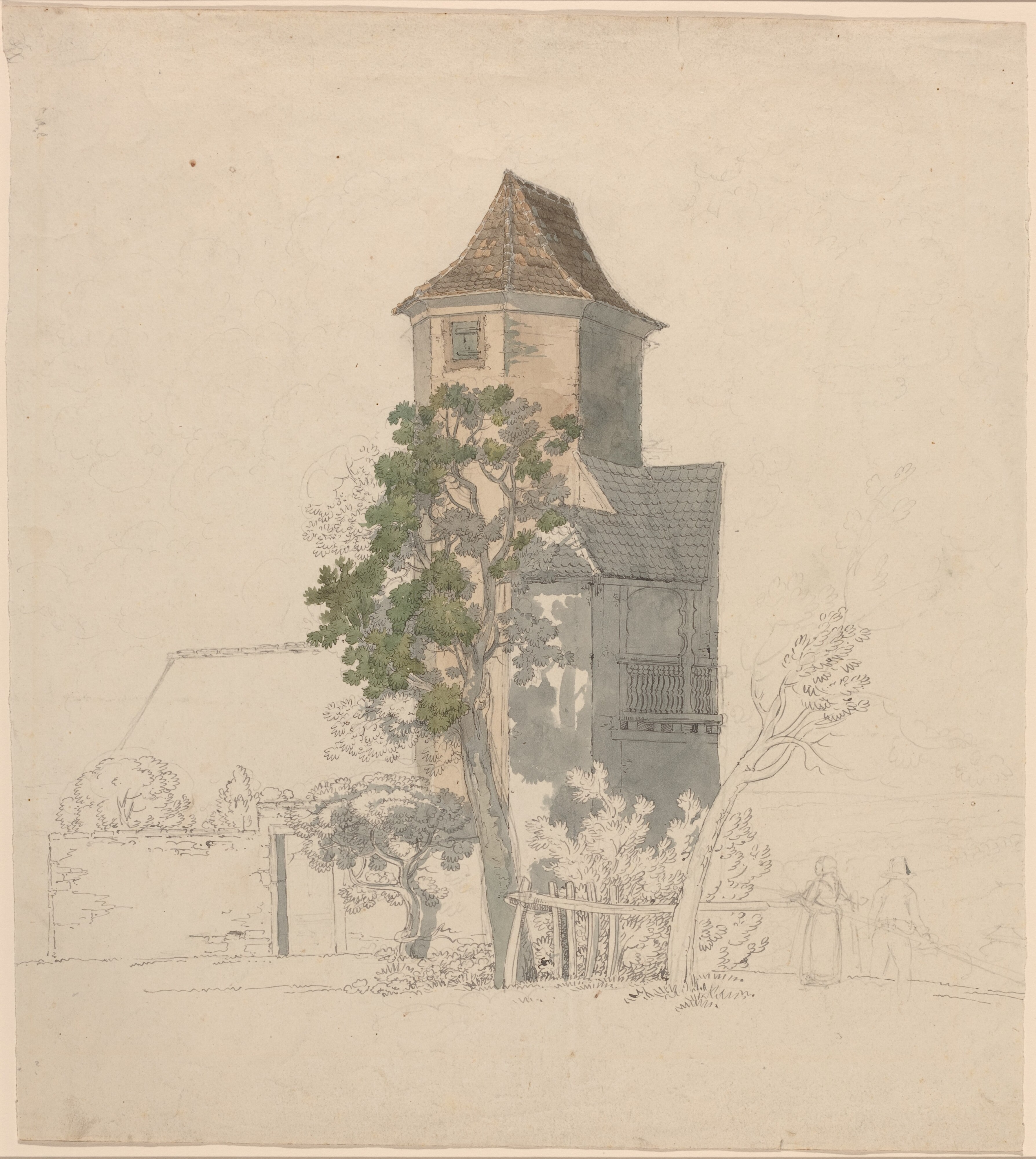 Tower of a Fortified House [recto]