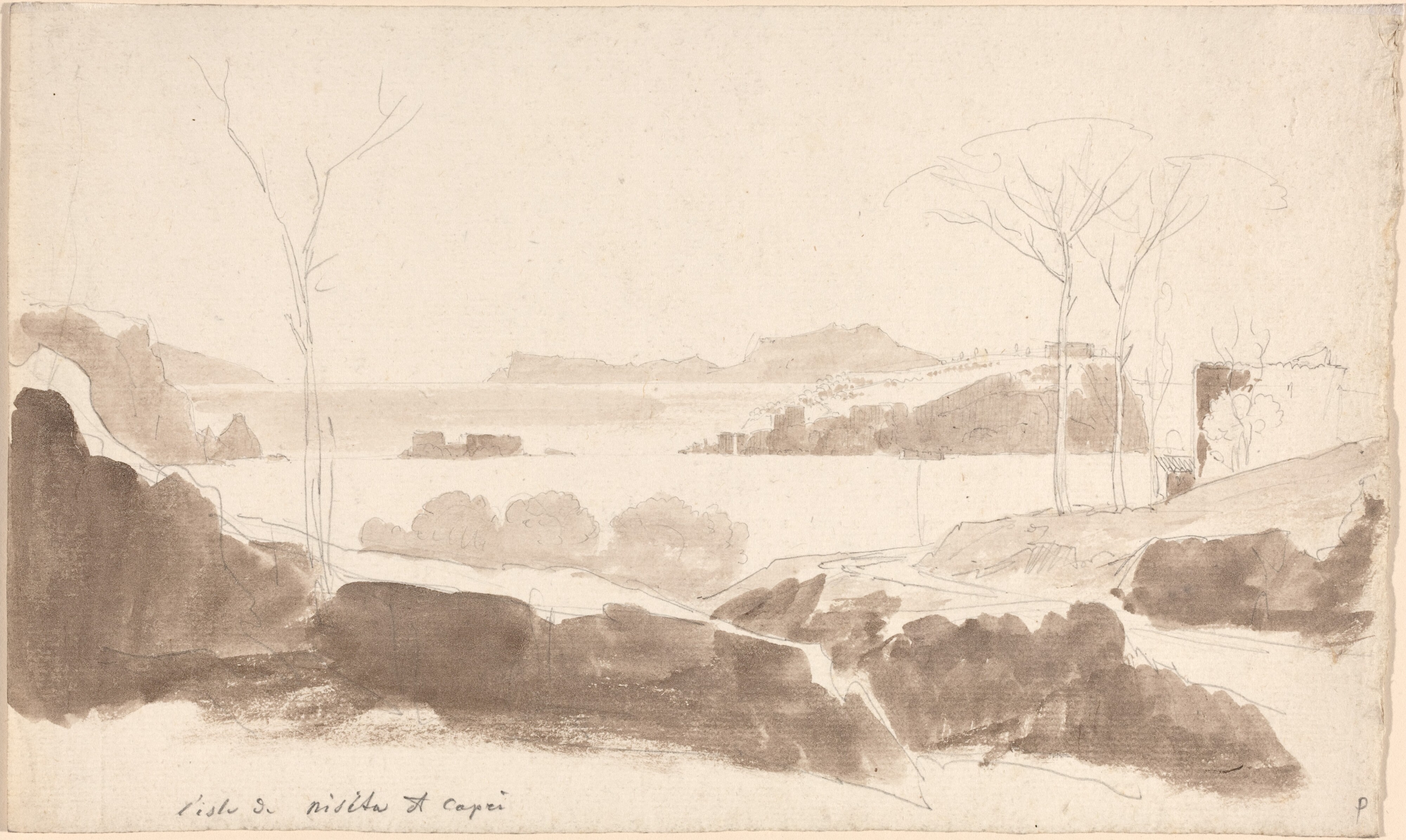 View of the Islands of Nisida and Capri