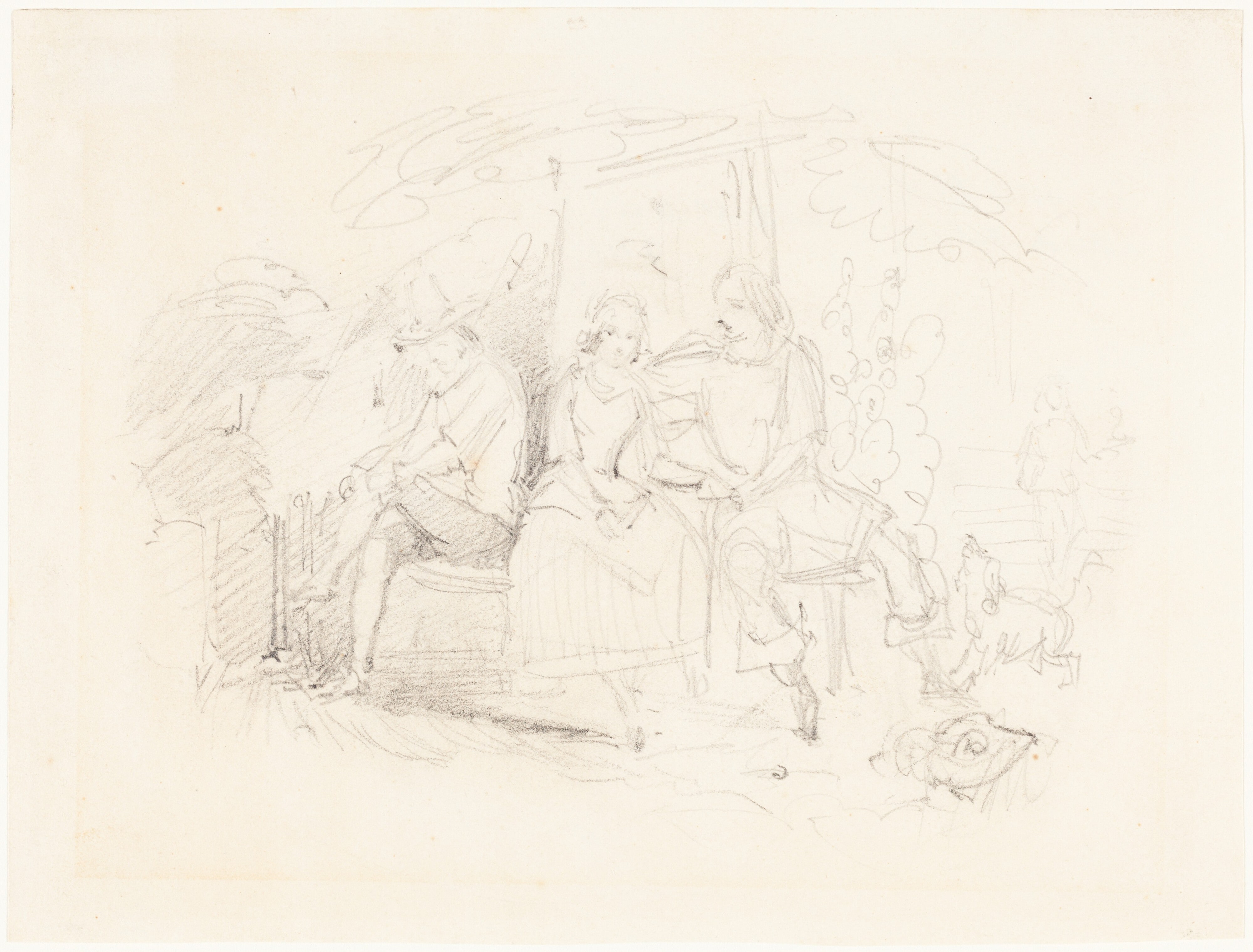 Lovers under a Tree