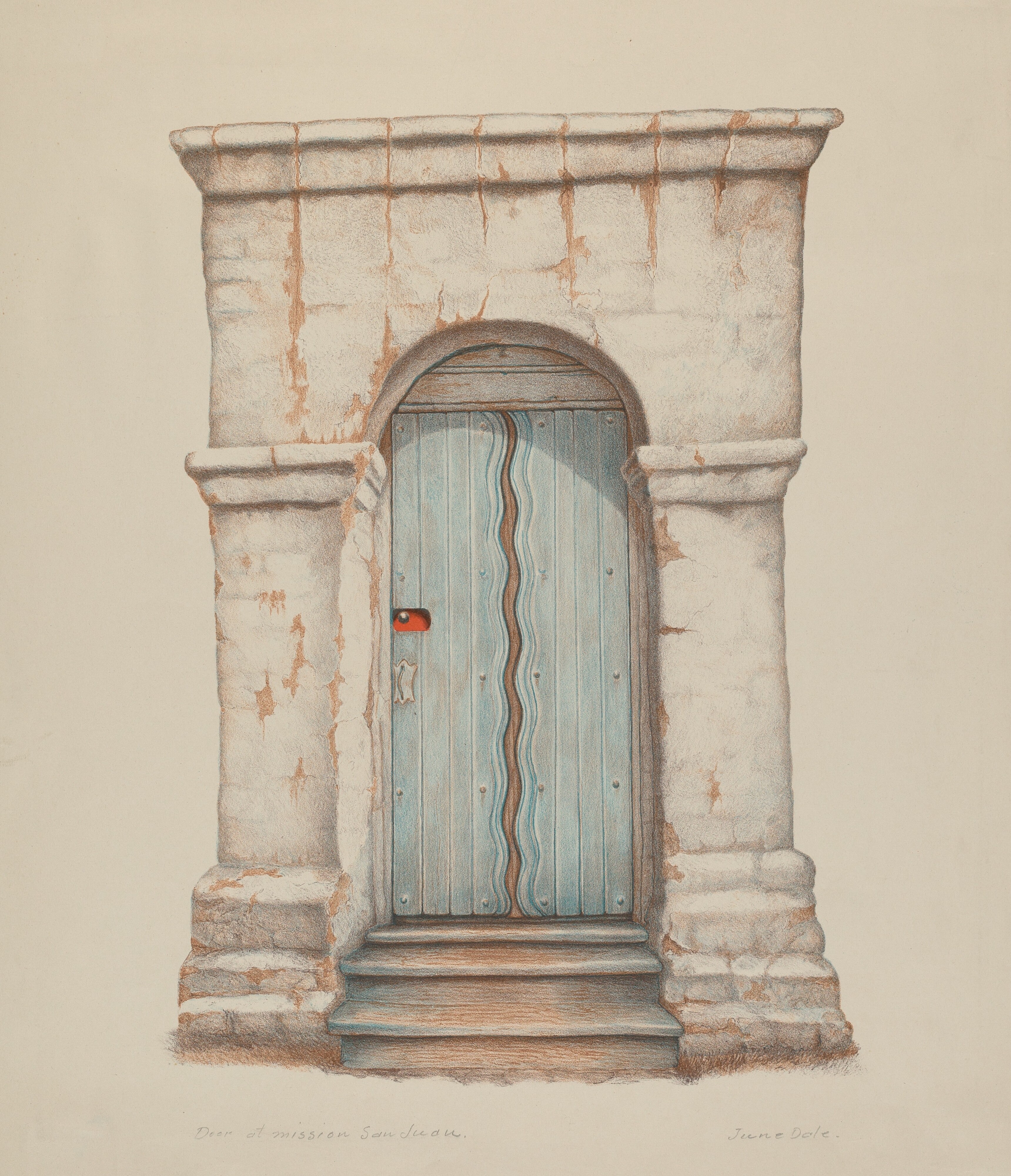 Doorway at Mission San Juan