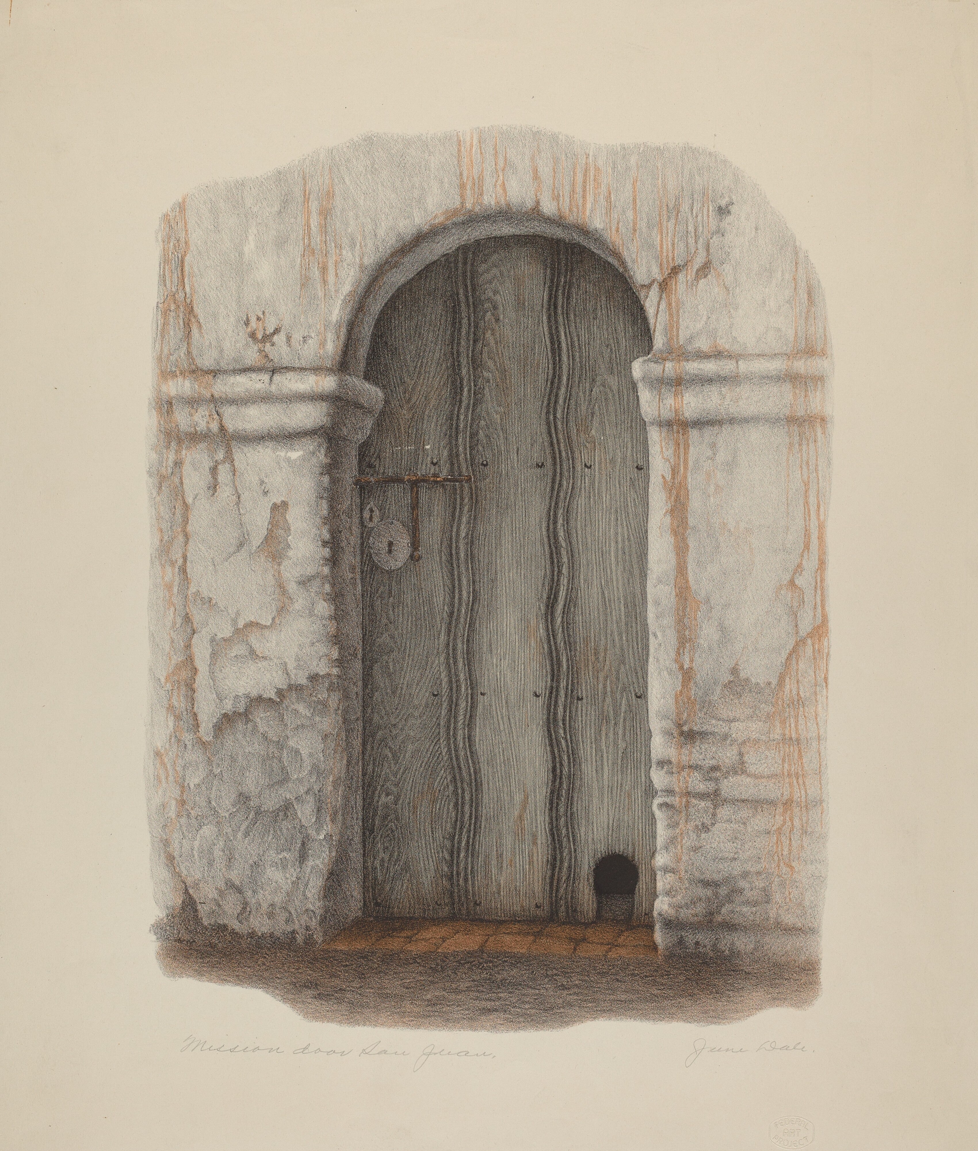Mission Door San Juan