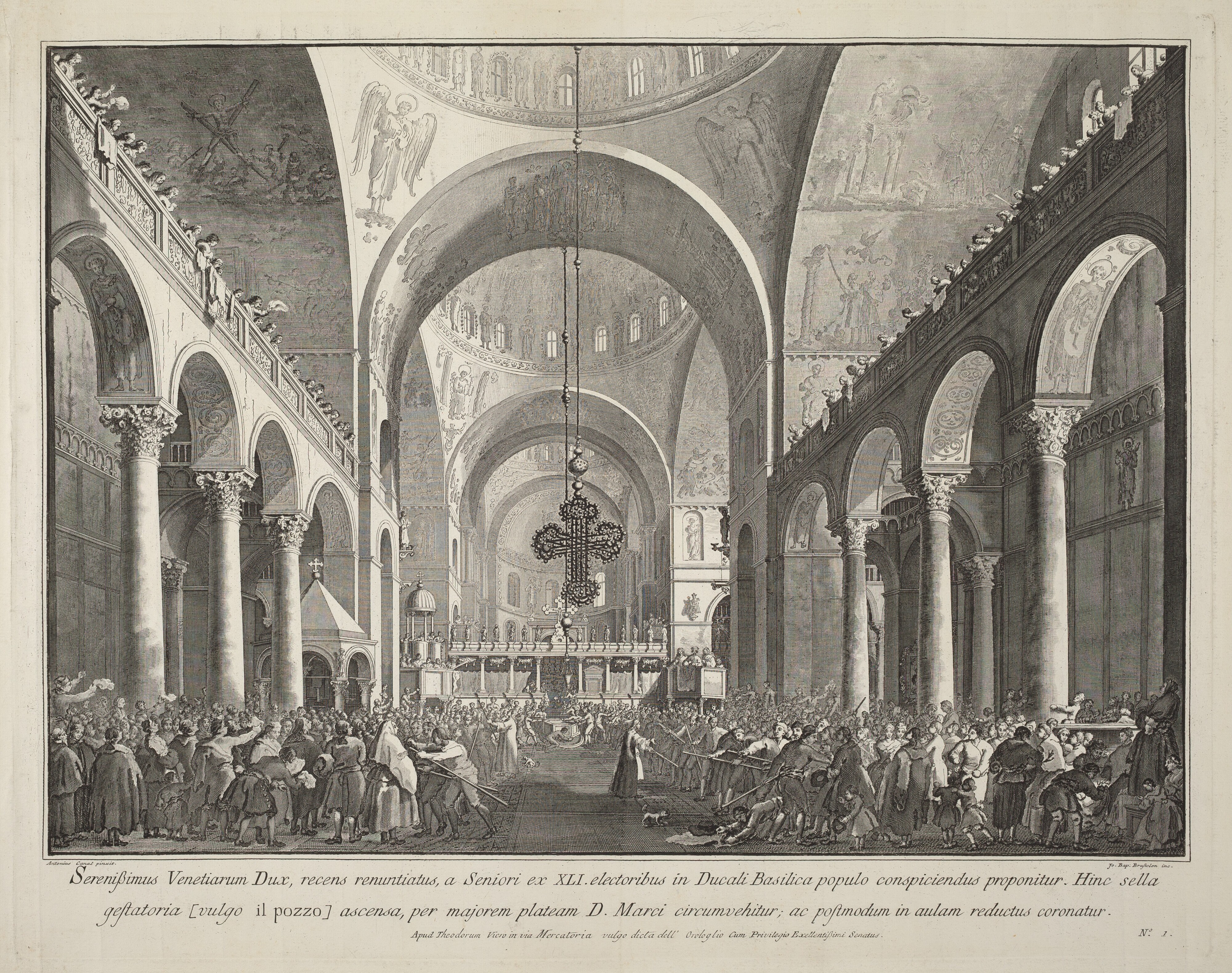 The Newly Elected Doge Presented to the People in San Marco