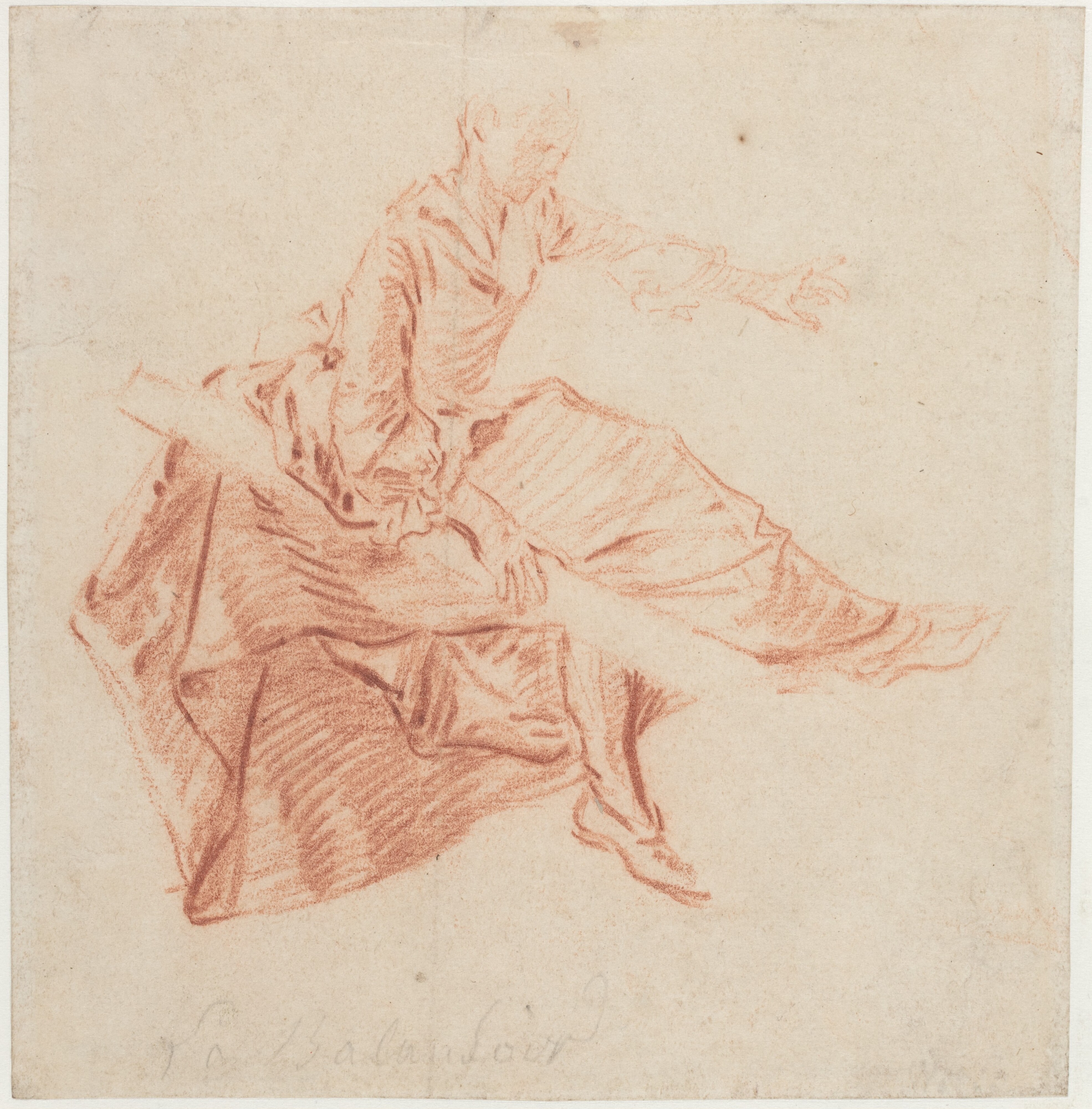 Lady Seated on a See-Saw