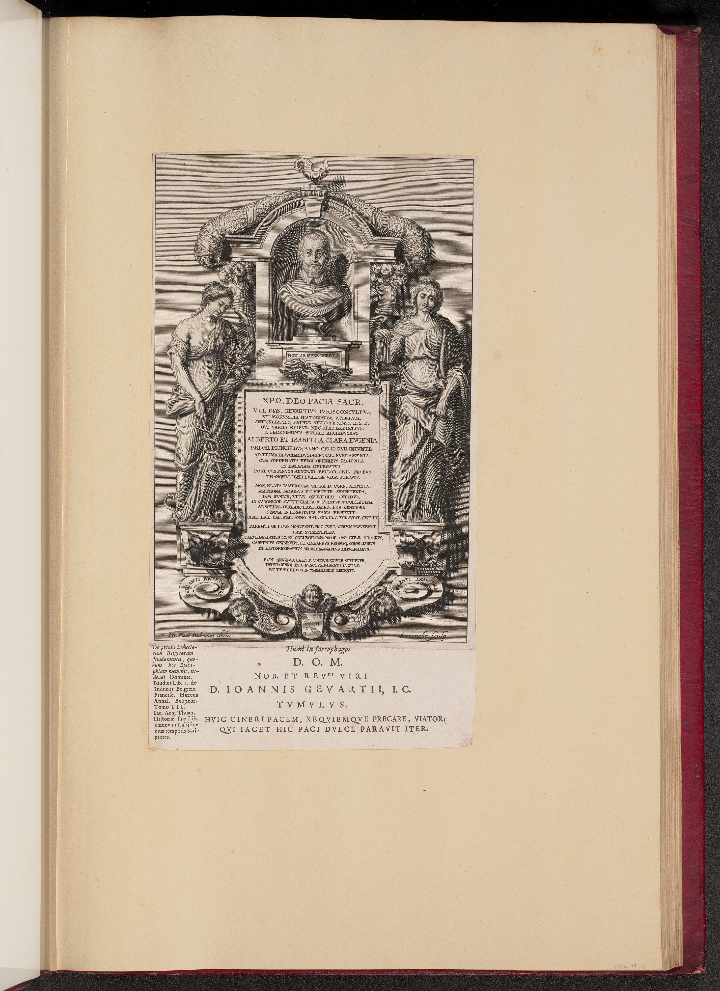 Epitaph of Claude Jean Gevaert