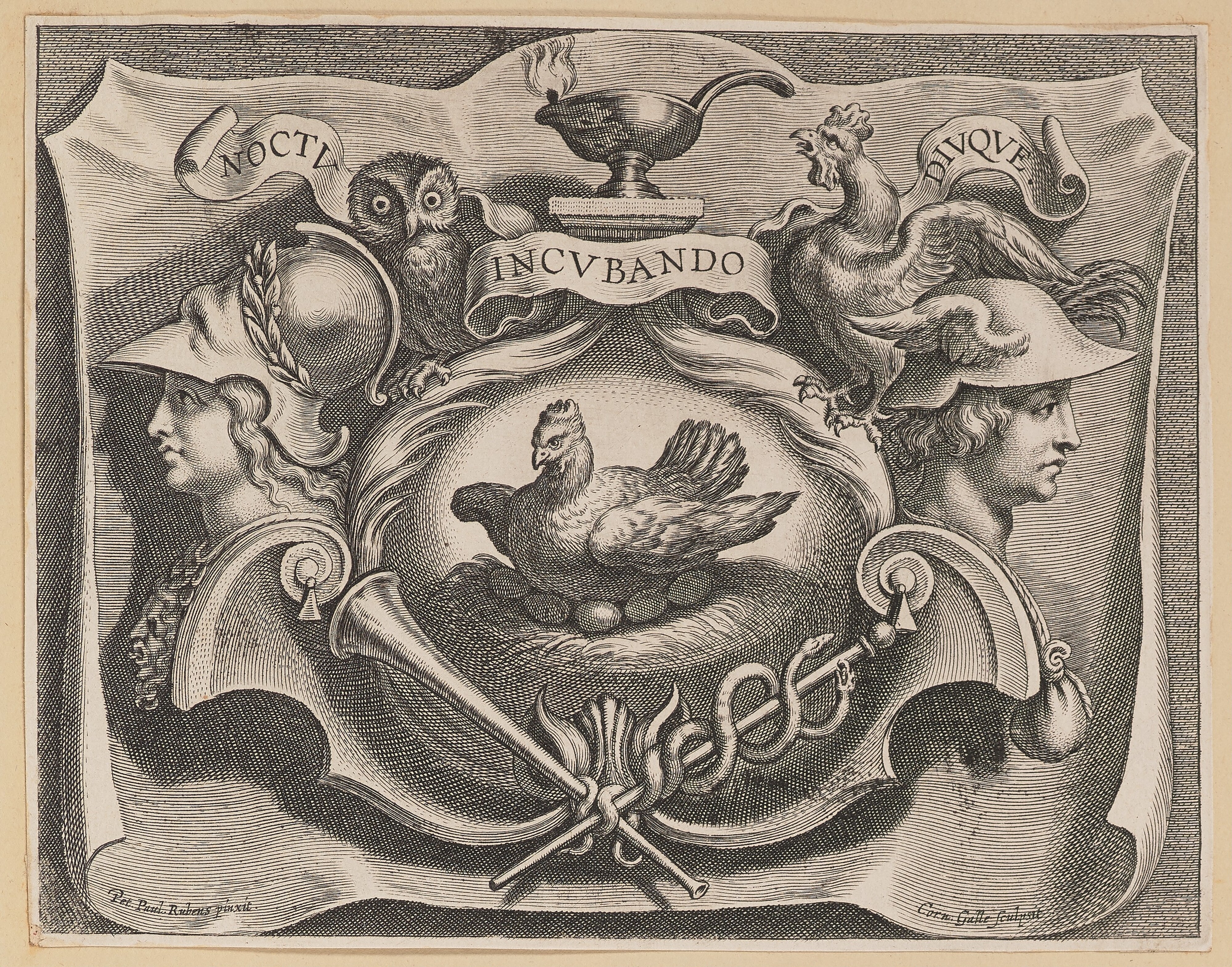 Vignette for the Title Page of Martinus Bonacina, Opera Omnia