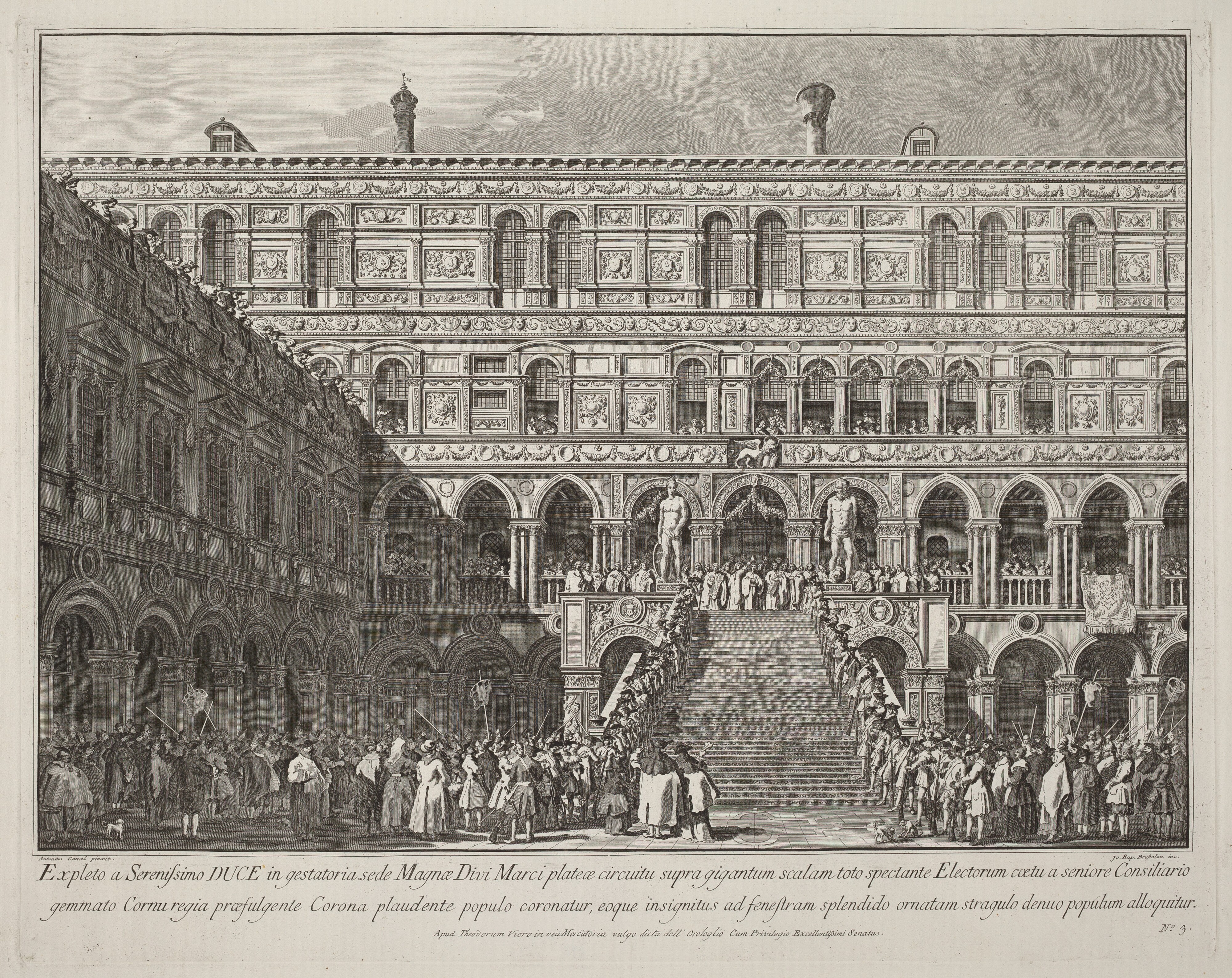 The Doge Crowned on the Scala dei Giganti of the Ducal Palace