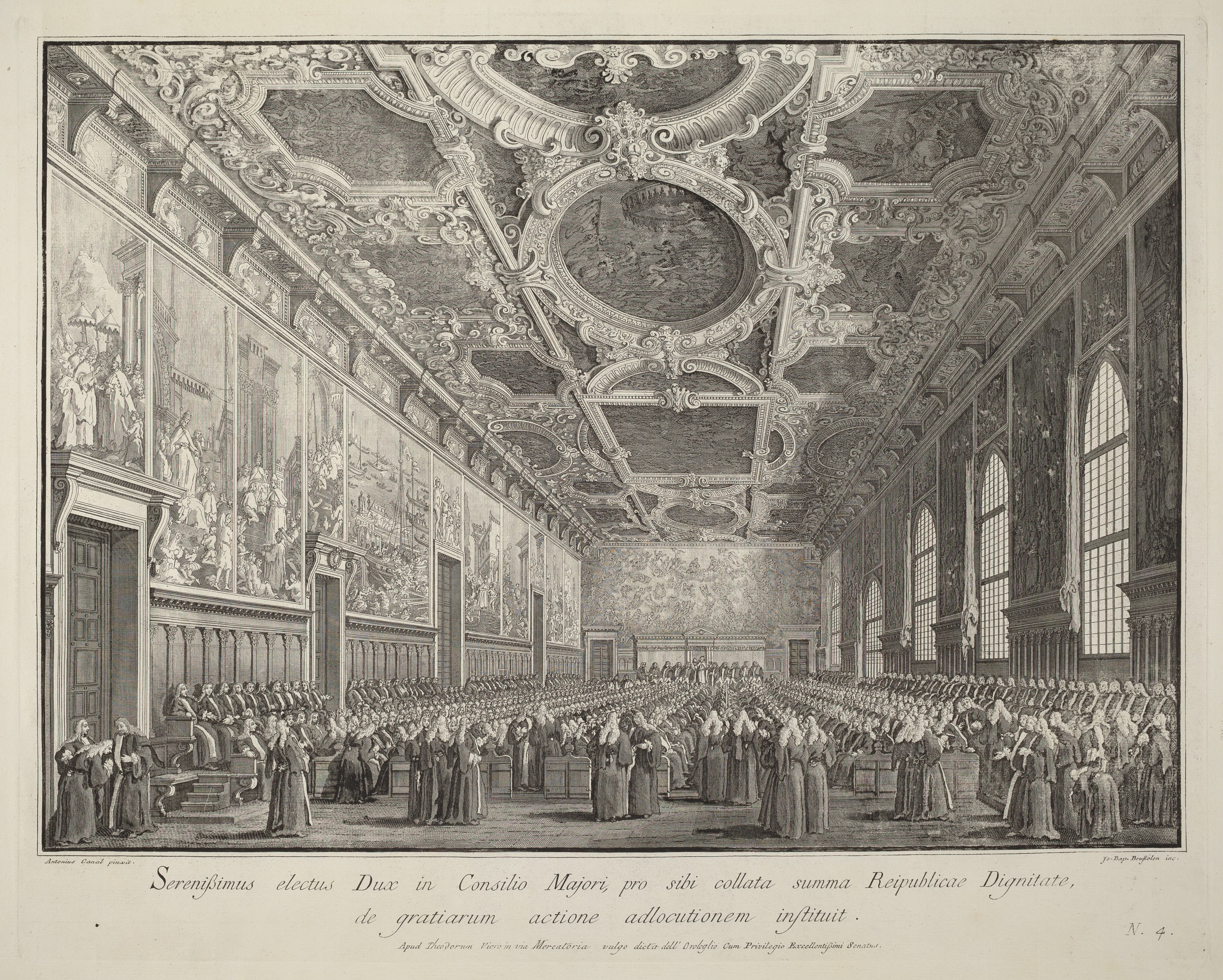 The Doge Returns Thanks in the Sala del Consiglio Maggior