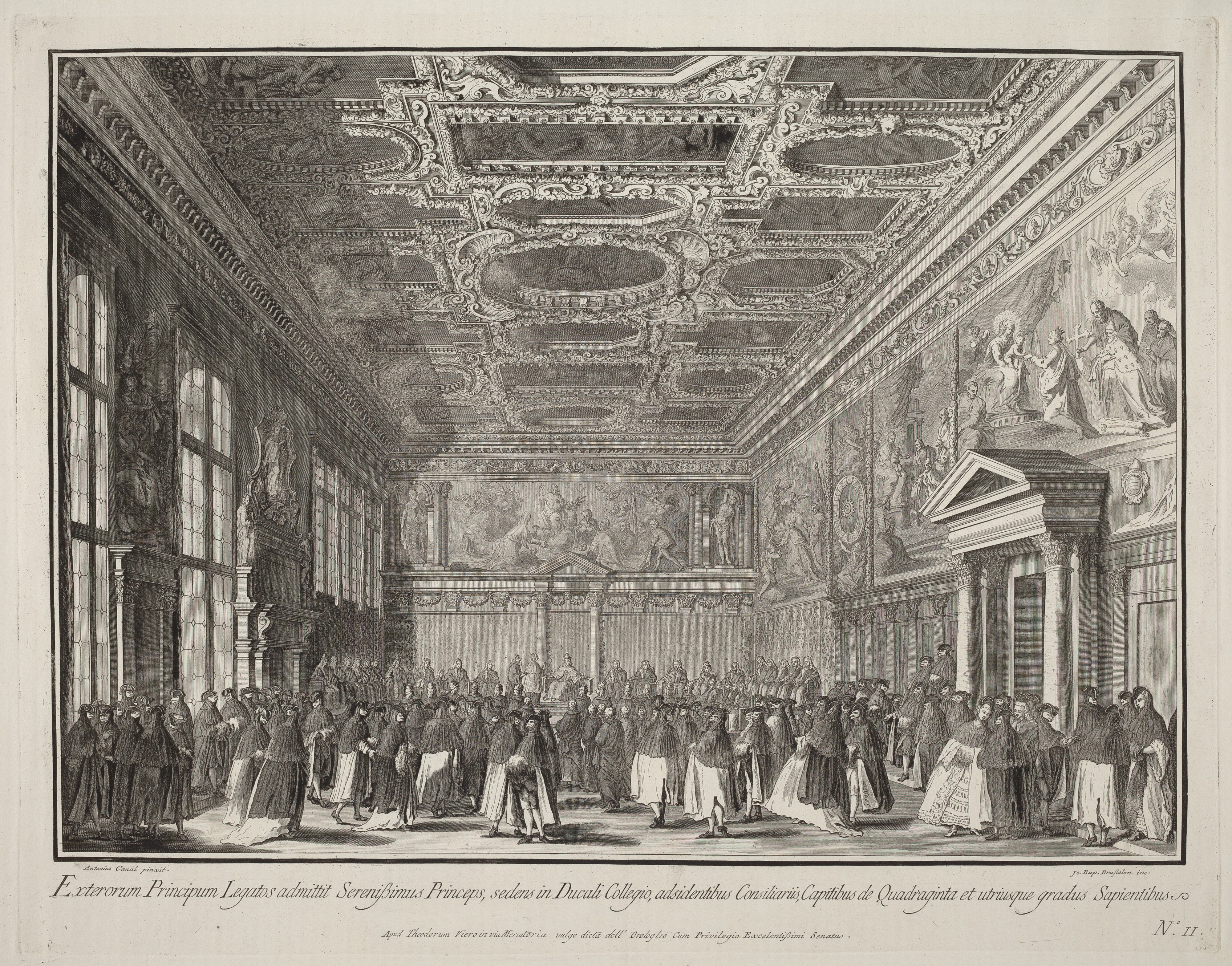 Reception by the Doge of Foreign Ambassadors in the Sala del Collegio