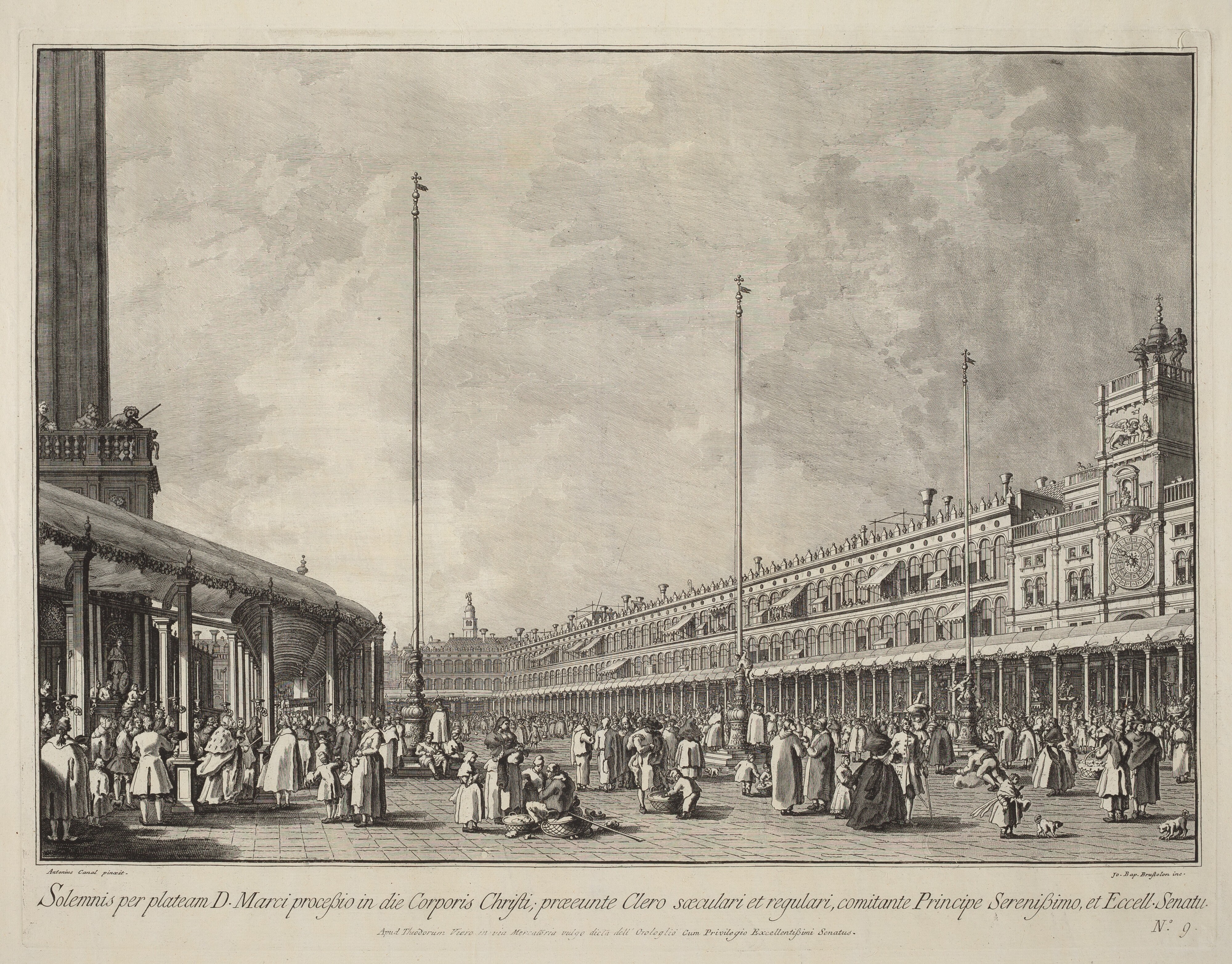 Procession on Corpus Christi Day in the Piazza San Marco
