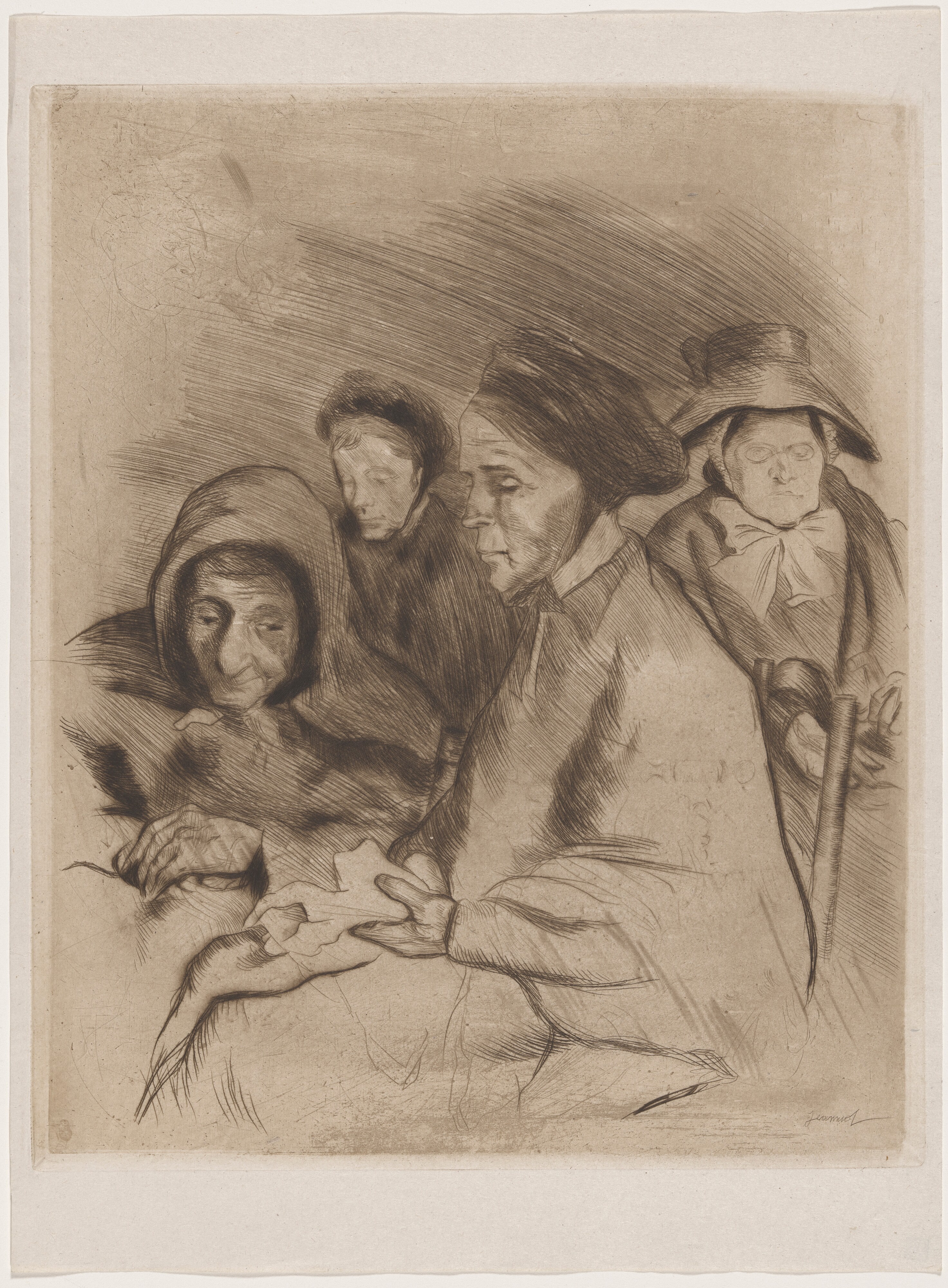 Portrait de vielles femmes