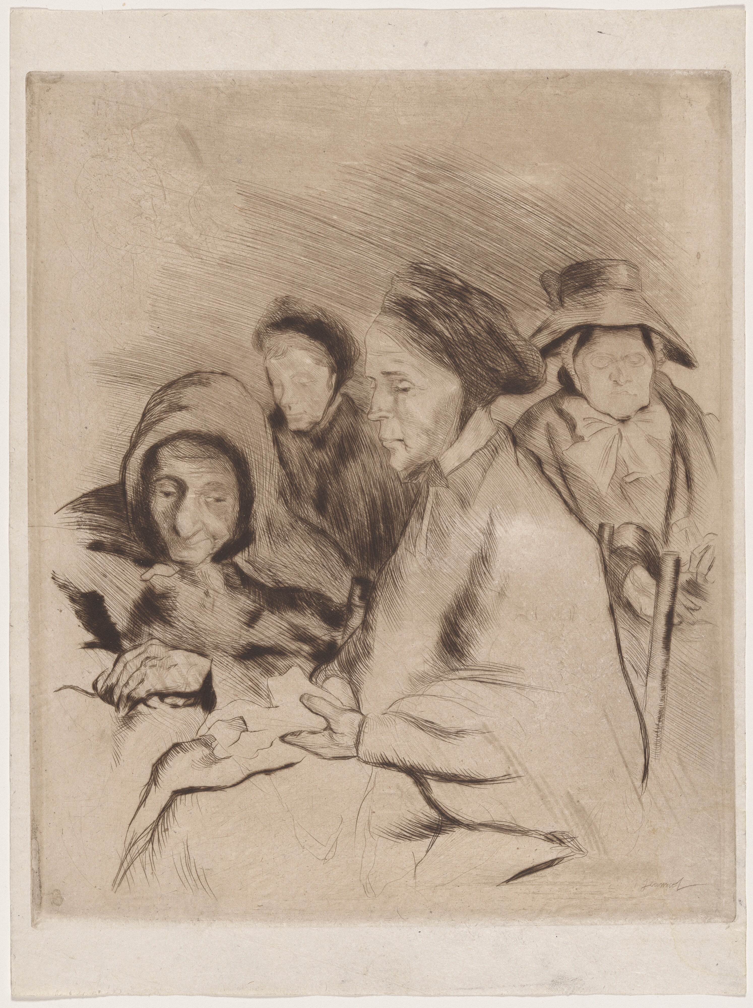 Portrait de vielles femmes