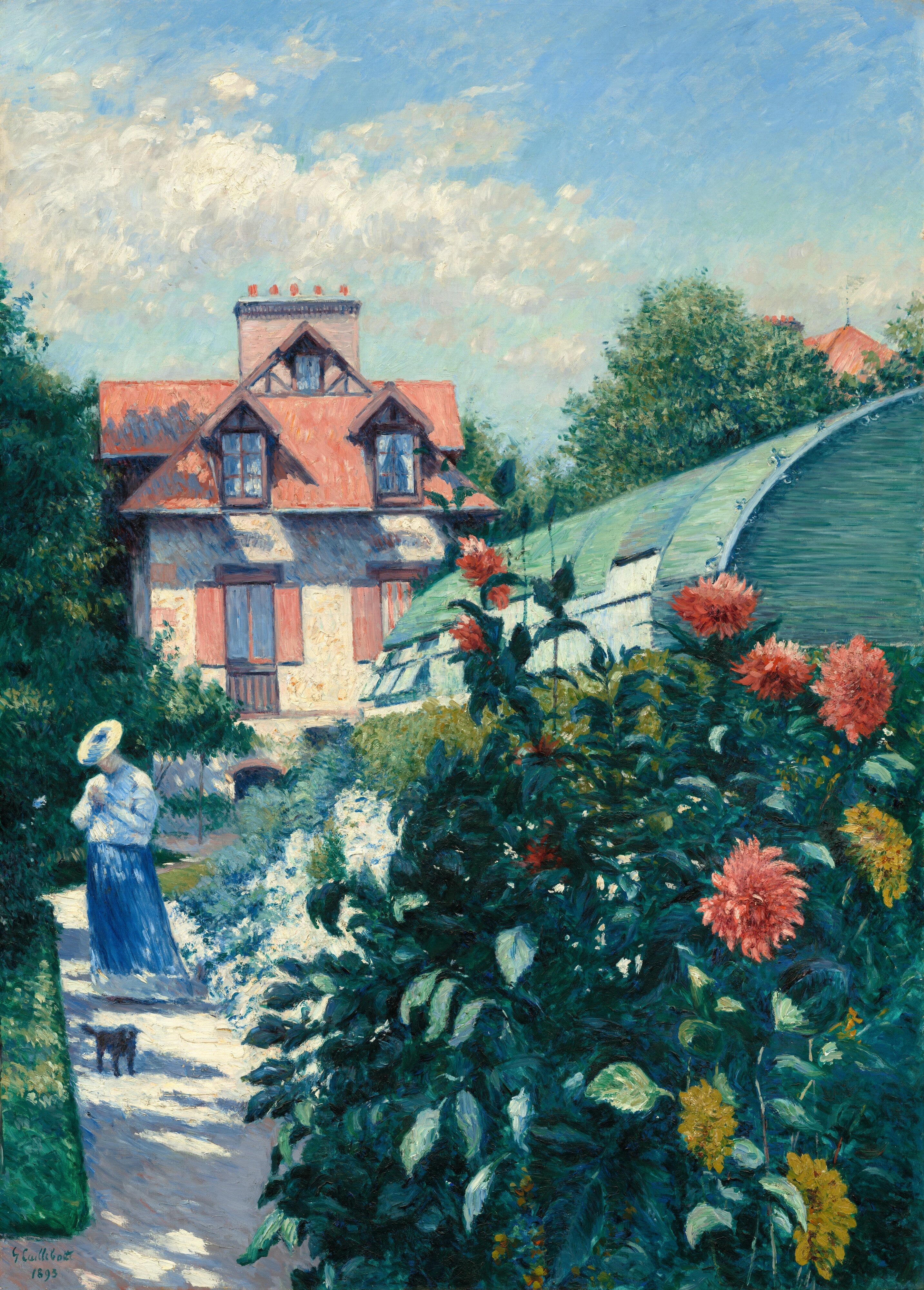 Dahlias, Garden at Petit Gennevilliers