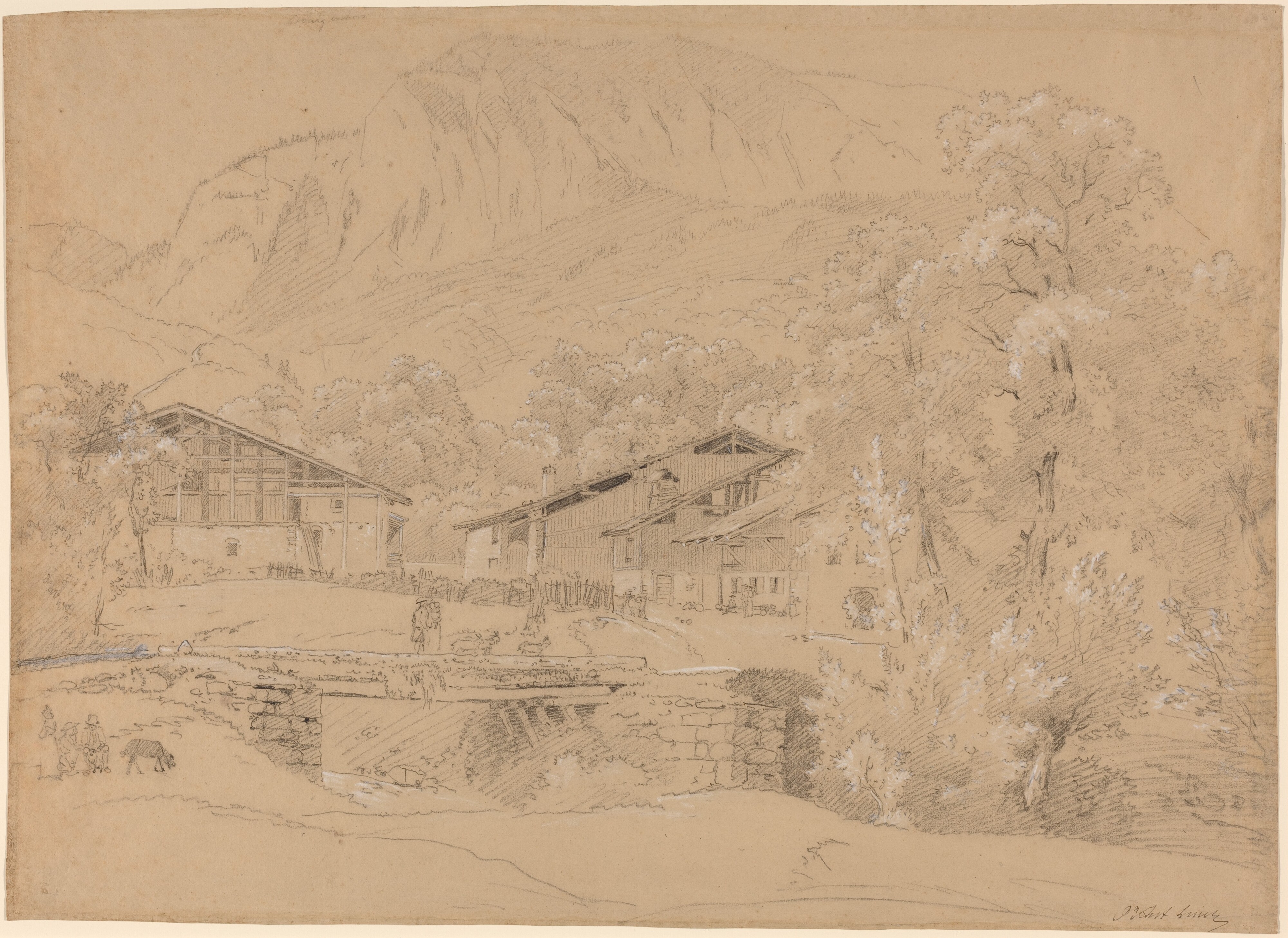 An Alpine Village in Summertime