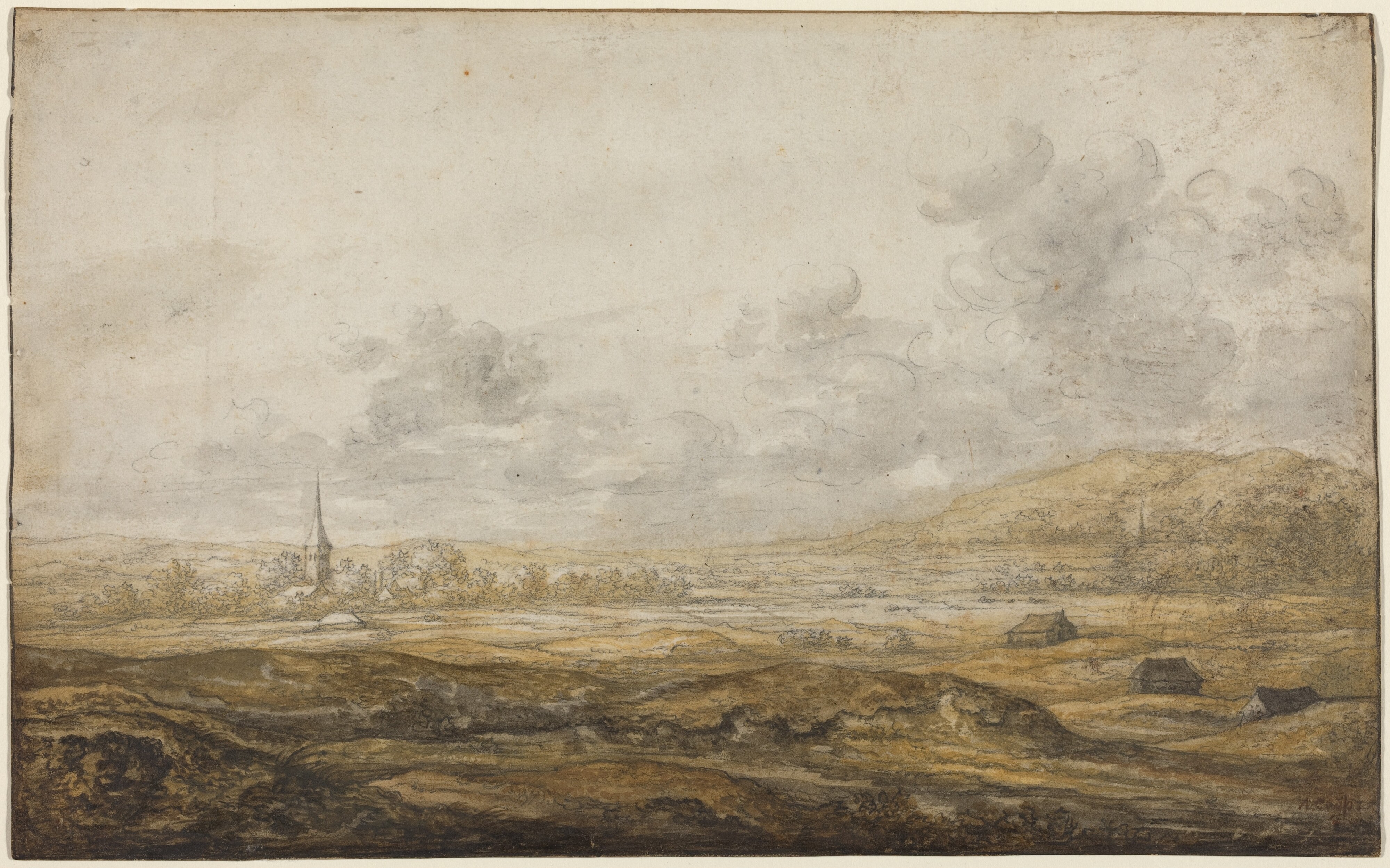 Panoramic Landscape along the Rhine
