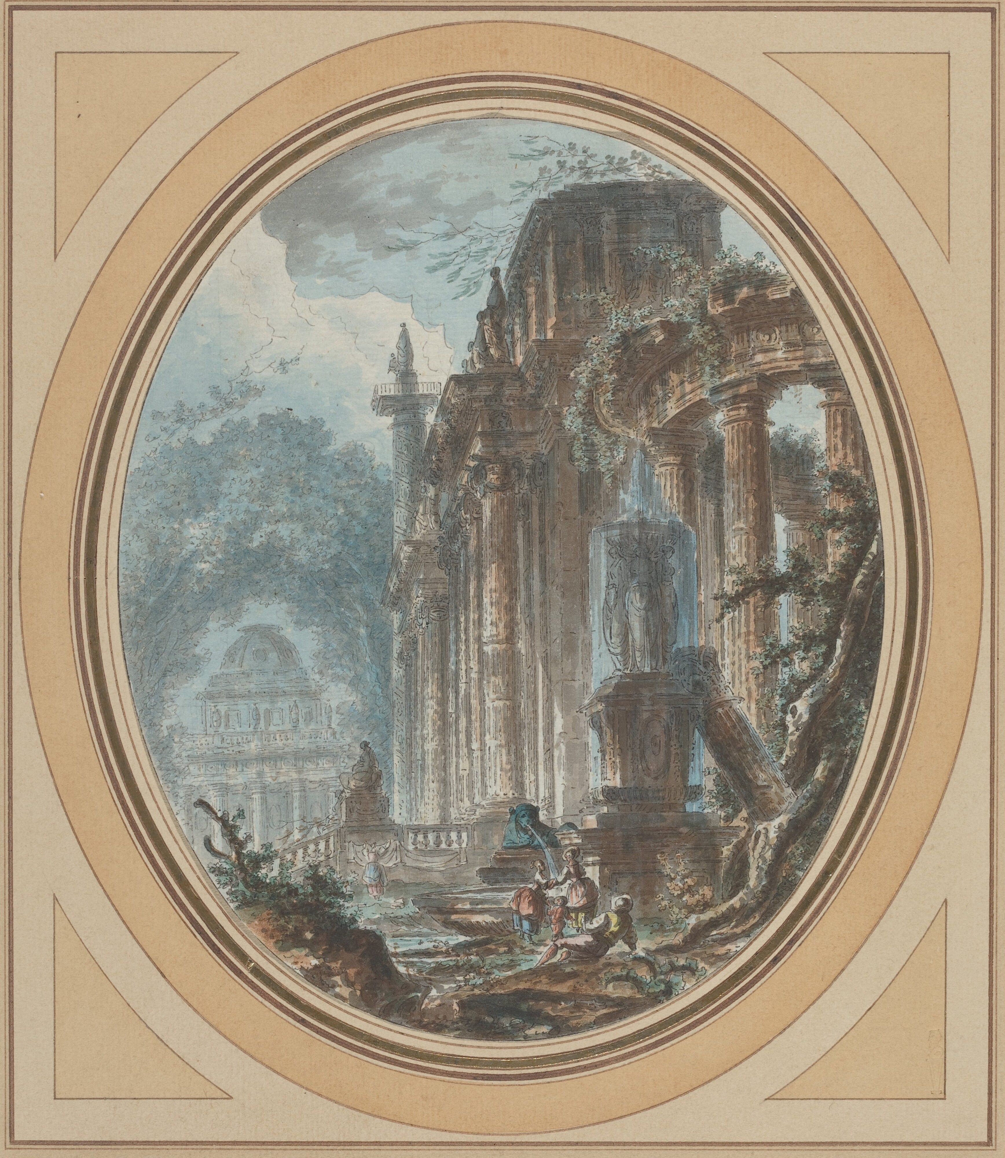 Garden Capriccio with Antique Ruins