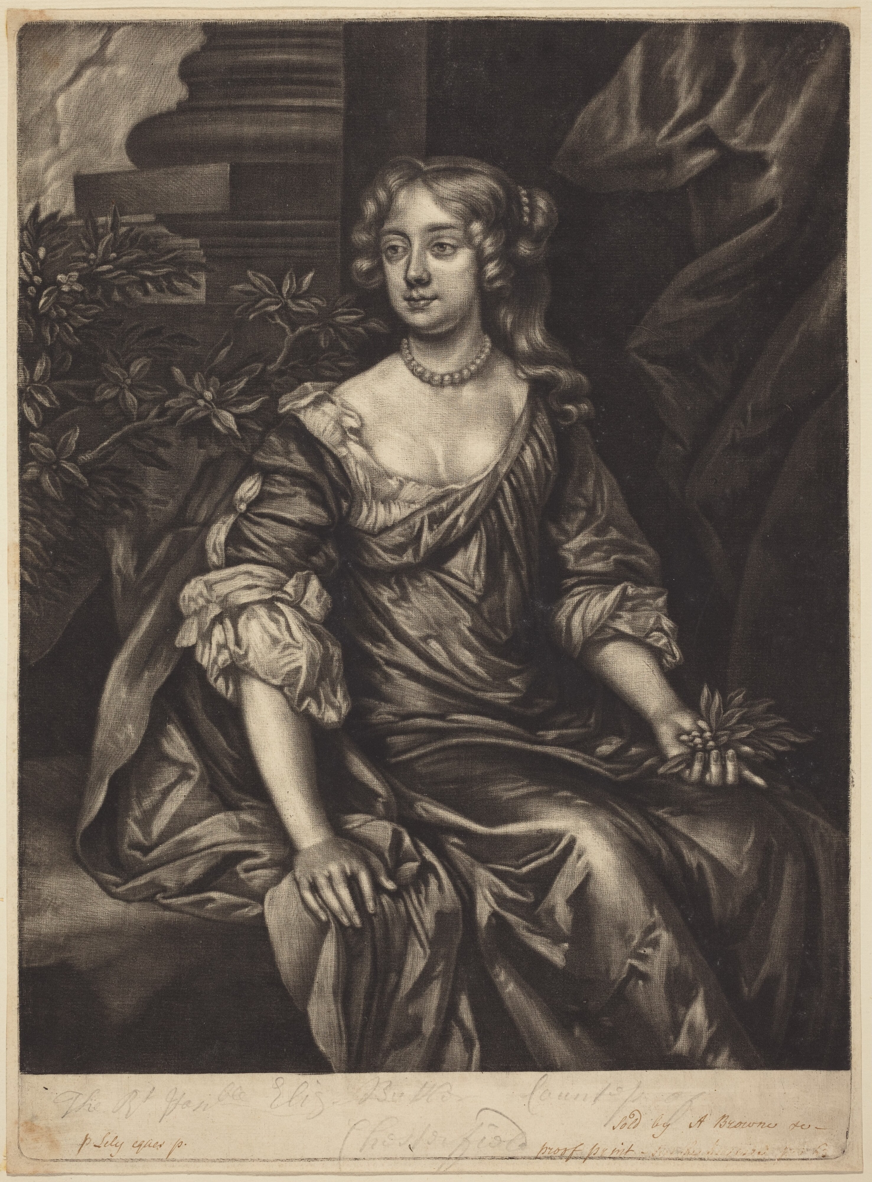 The Right Honorable Lady Elizabeth Butler, Countess of Chesterfield
