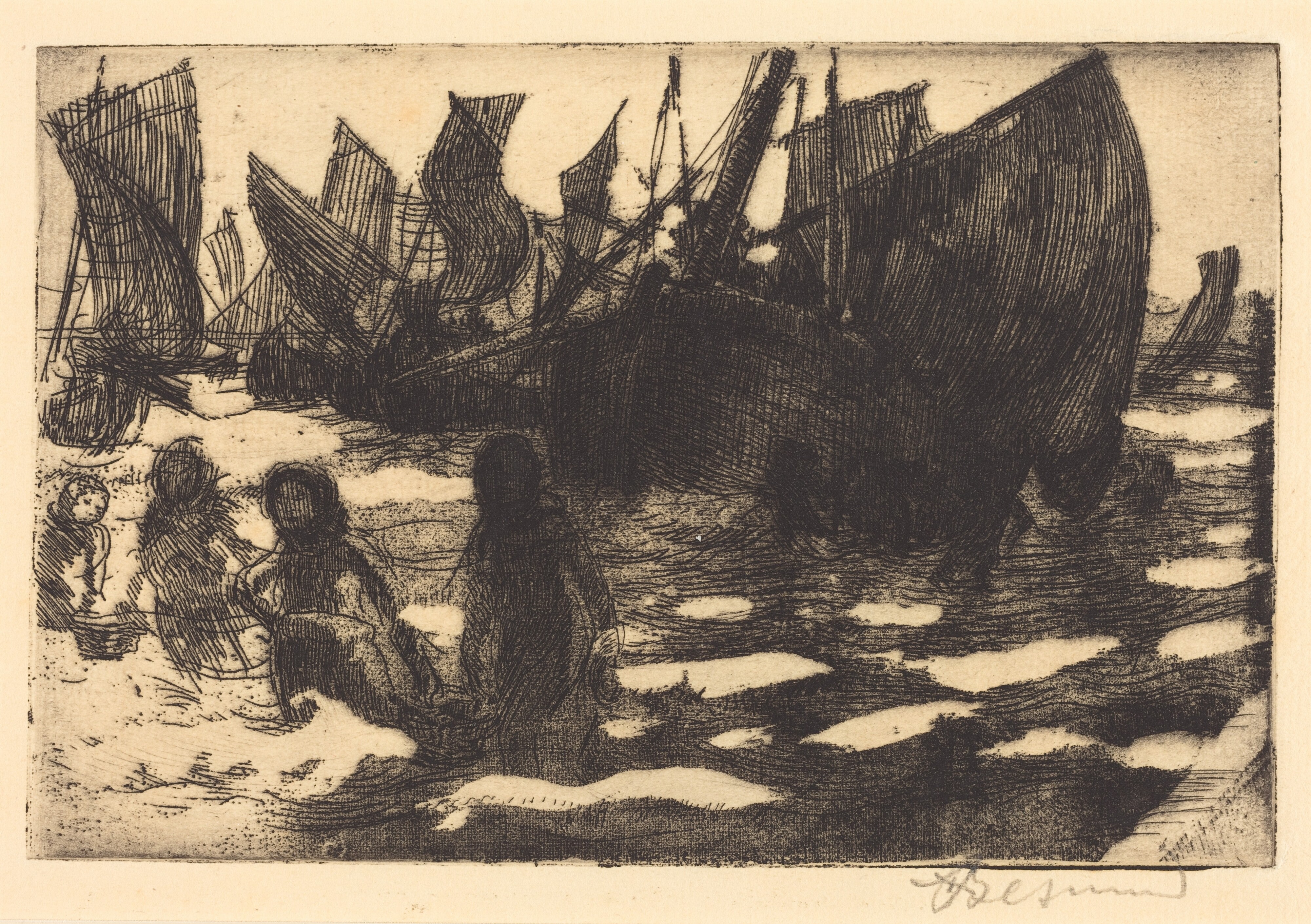 Small Fishing Boats of Berck (Petites Pêcheuses de Berck)