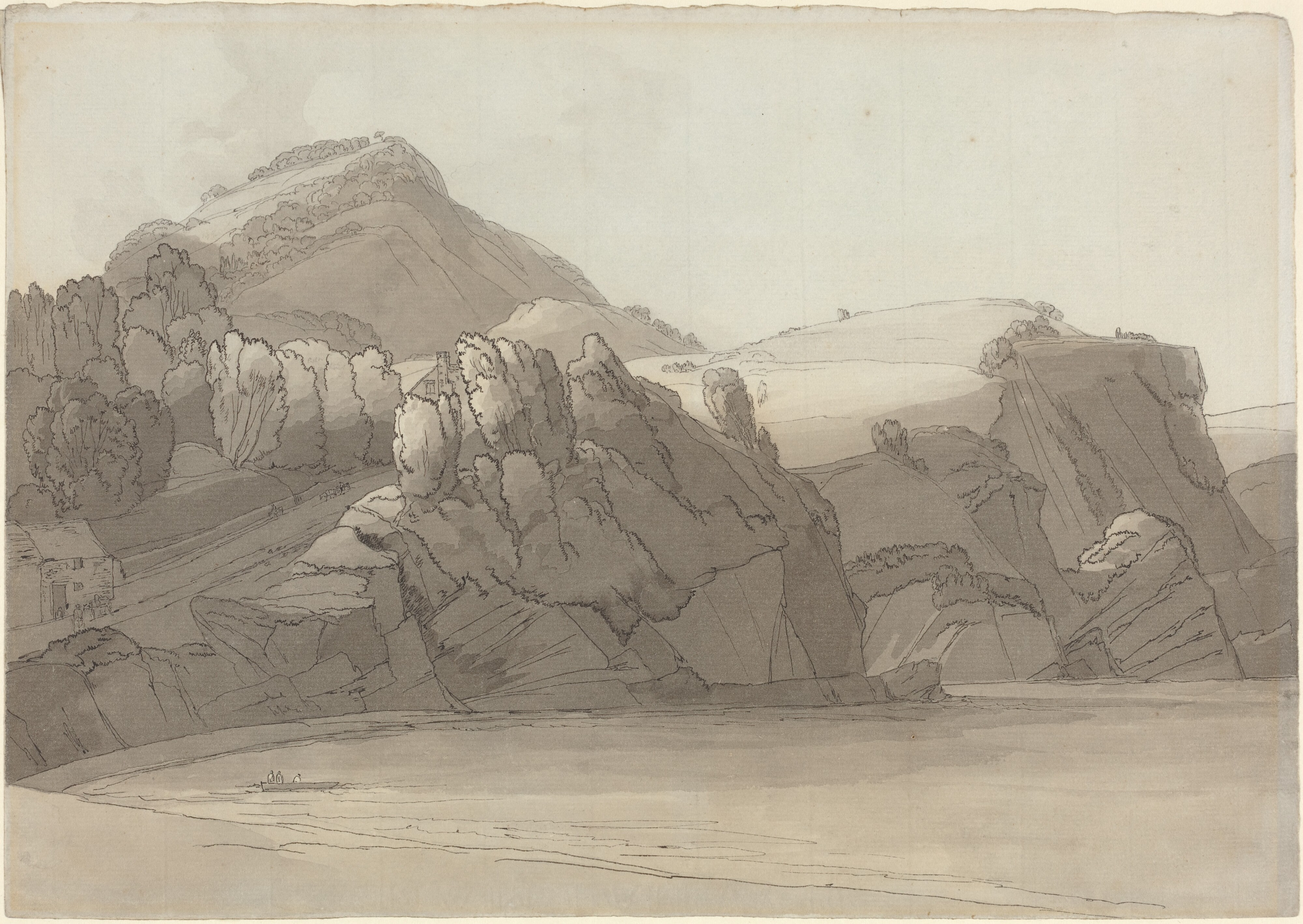 A Rocky Shore at Coombmartin, Devon (Combe Martin Bay)